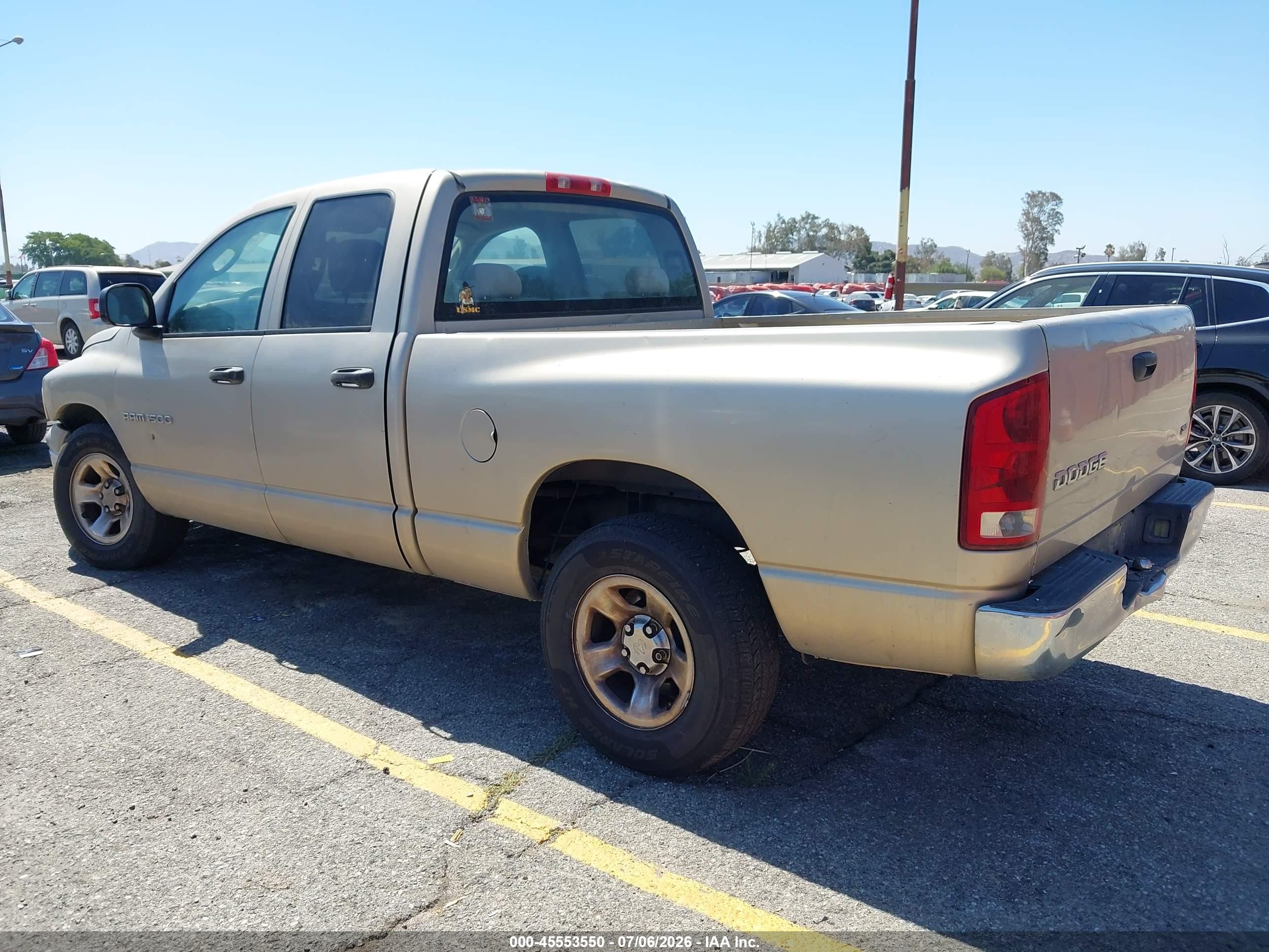 2004 Dodge Ram 1500 Slt/laramie Gold vin: 1D7HA18N94J292887