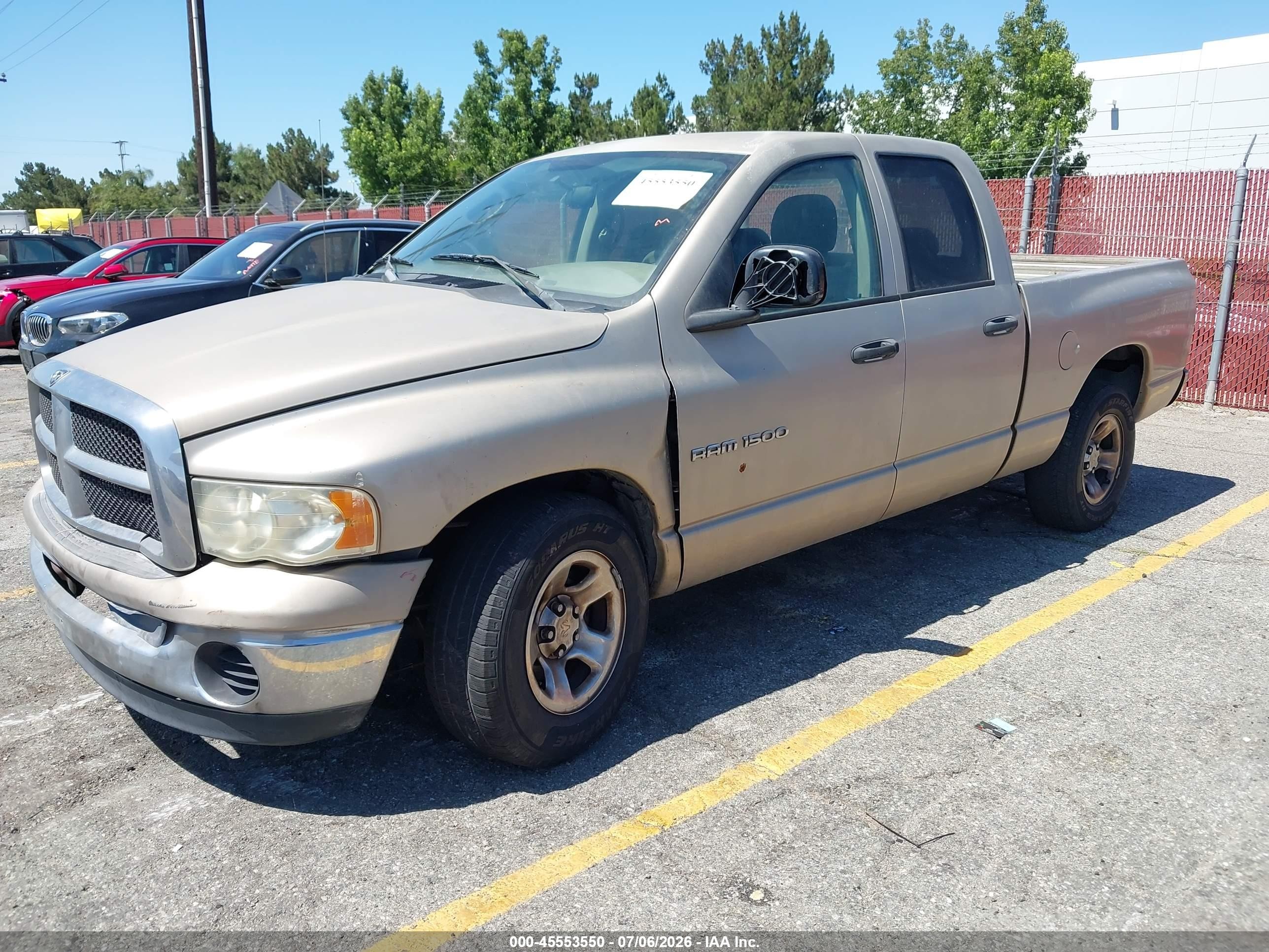 2004 Dodge Ram 1500 Slt/laramie Gold vin: 1D7HA18N94J292887