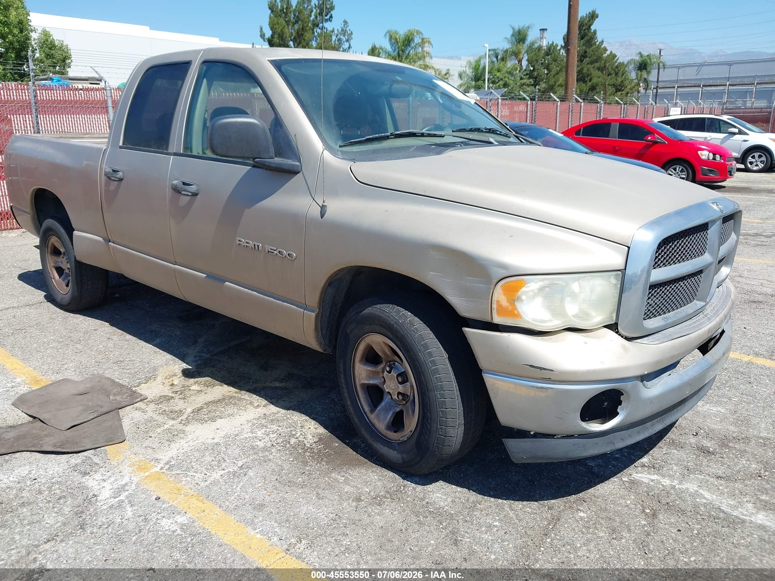 2004 Dodge Ram 1500 Slt/laramie Gold vin: 1D7HA18N94J292887