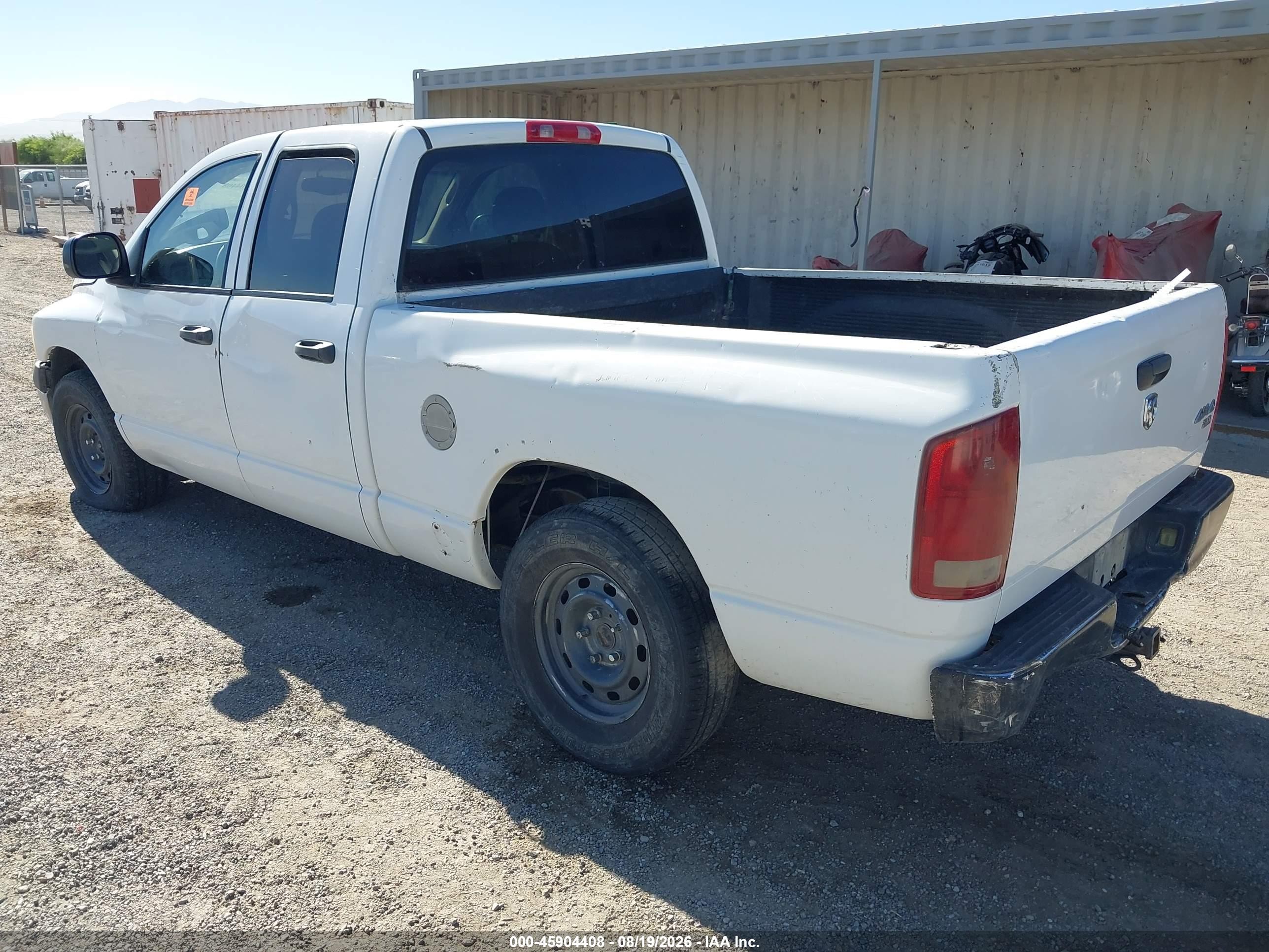 2004 Dodge Ram 1500 Slt/laramie White vin: 1D7HA18N94S514905