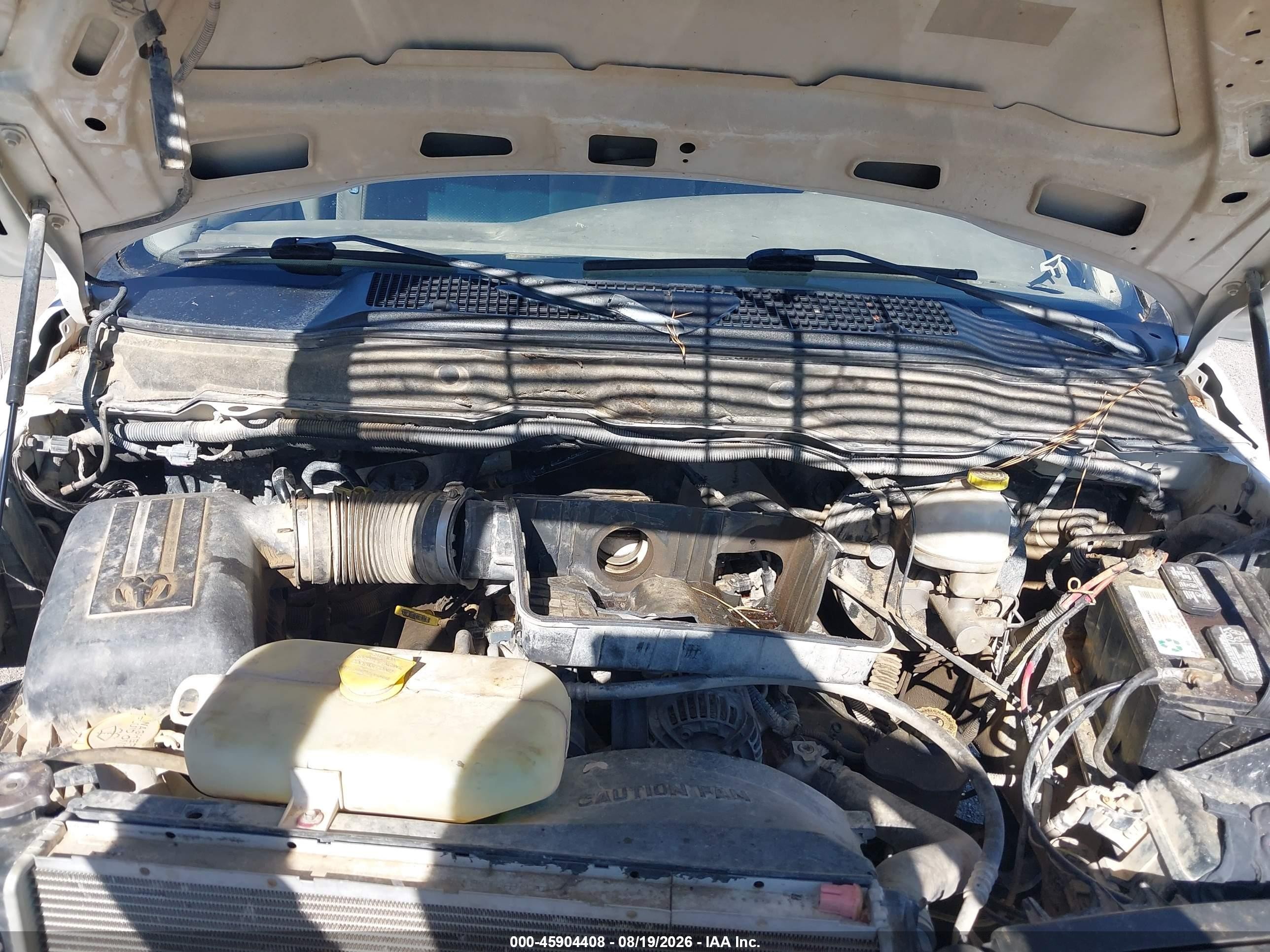 2004 Dodge Ram 1500 Slt/laramie White vin: 1D7HA18N94S514905