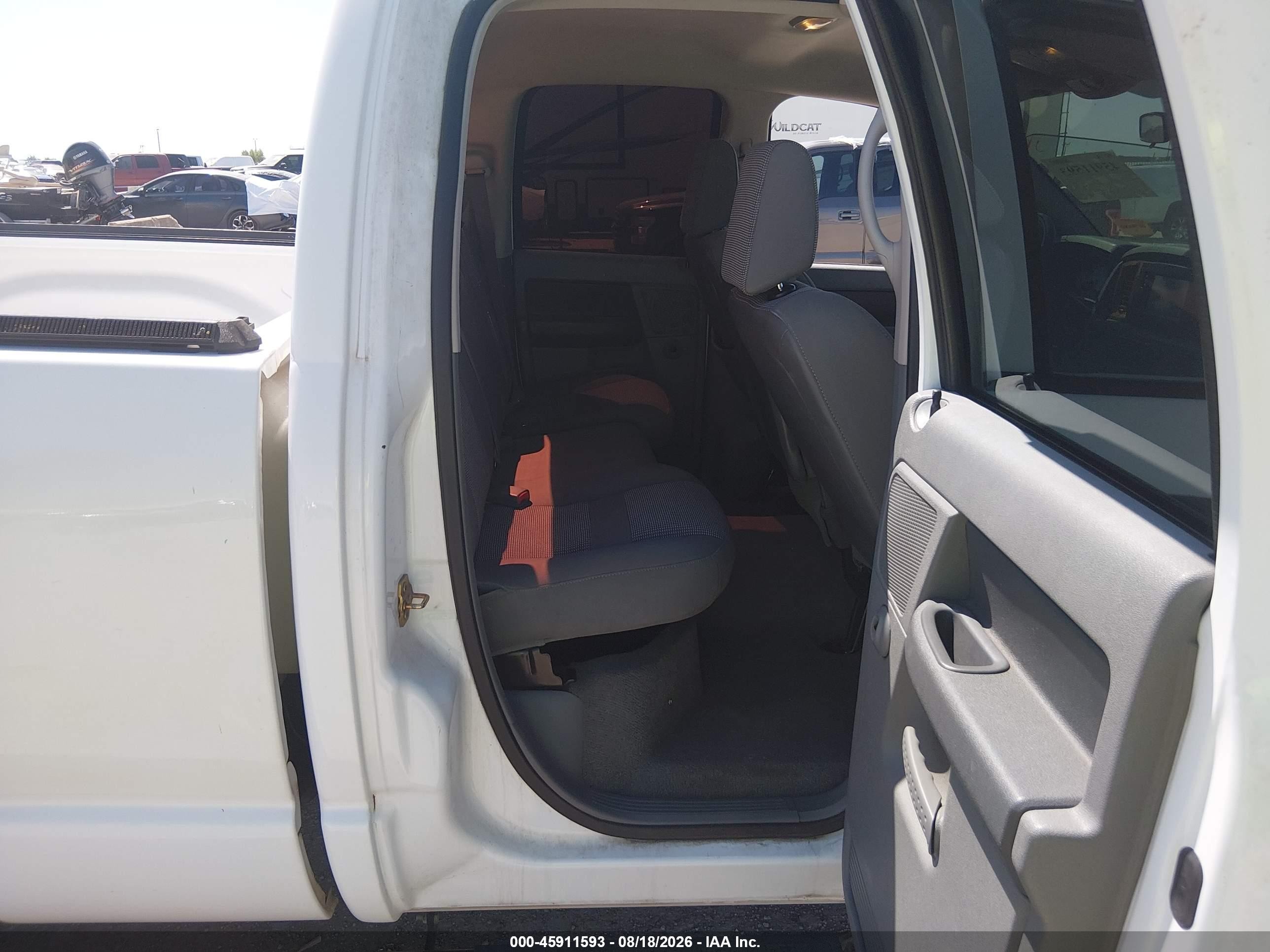 2006 Dodge Ram 1500 Slt White vin: 1D7HA18N96J247399