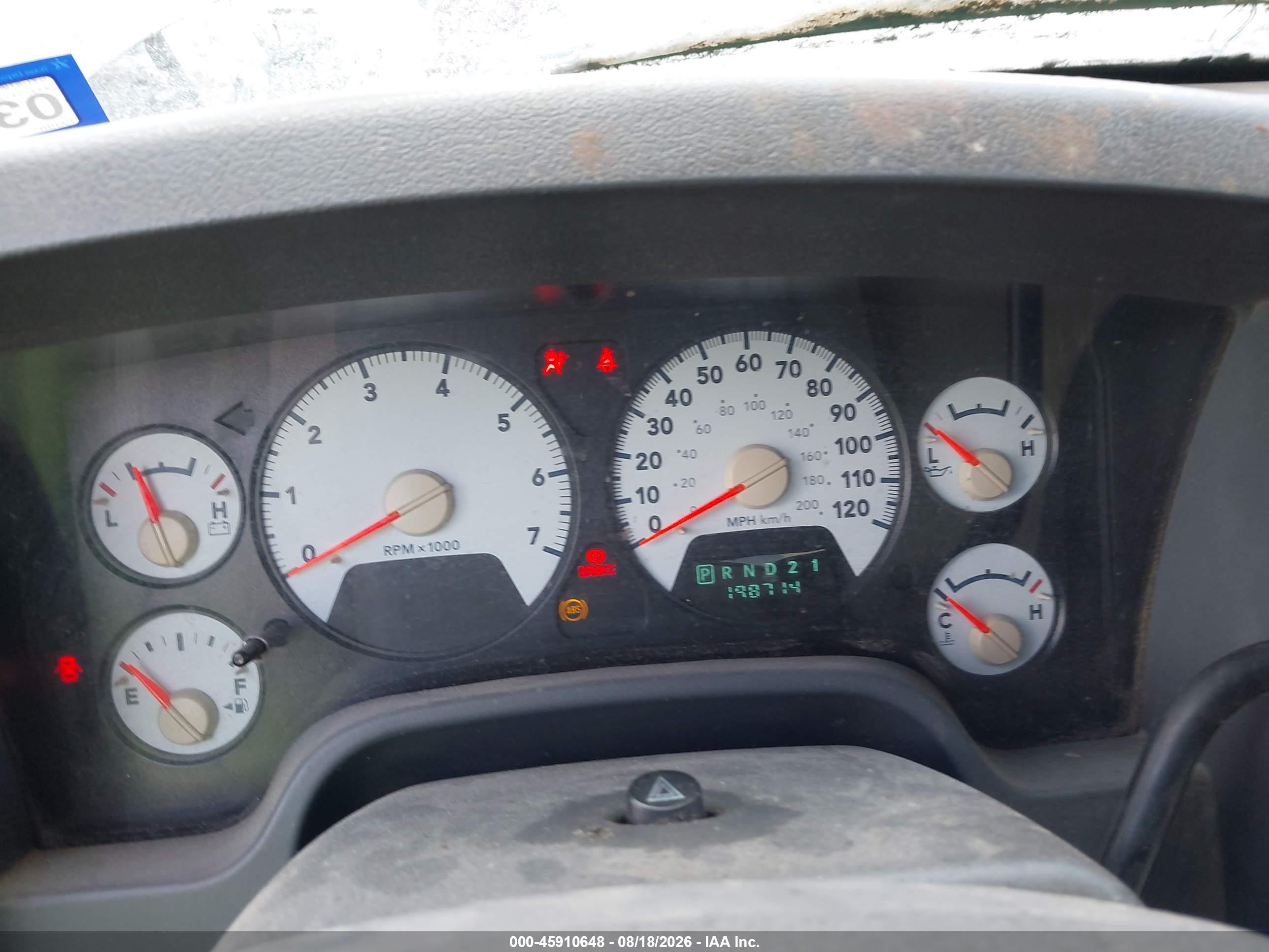 2006 Dodge Ram 1500 Slt Gray vin: 1D7HA18N96S511201