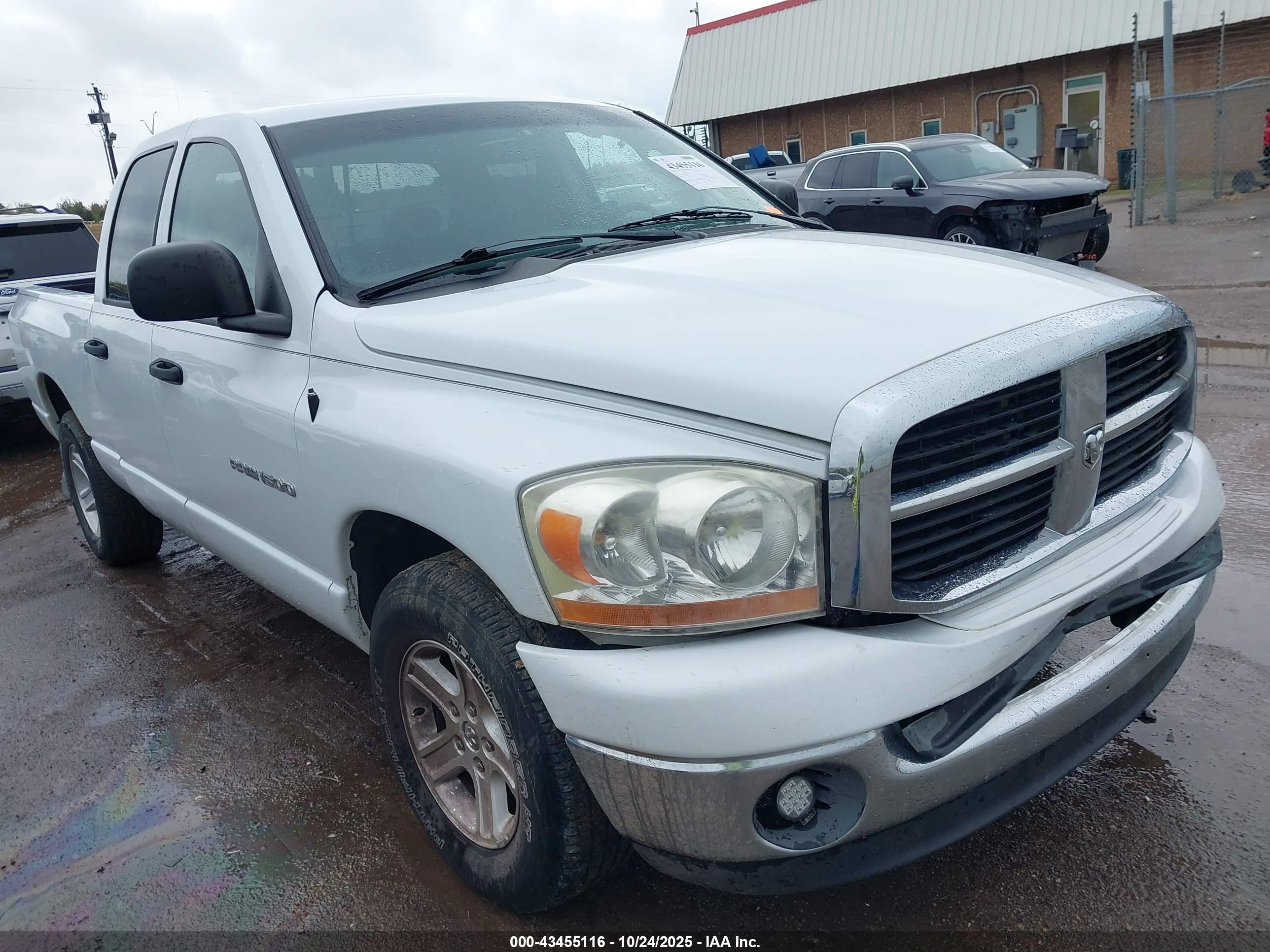 2006 Dodge Ram 1500 Slt White vin: 1D7HA18N96S591213