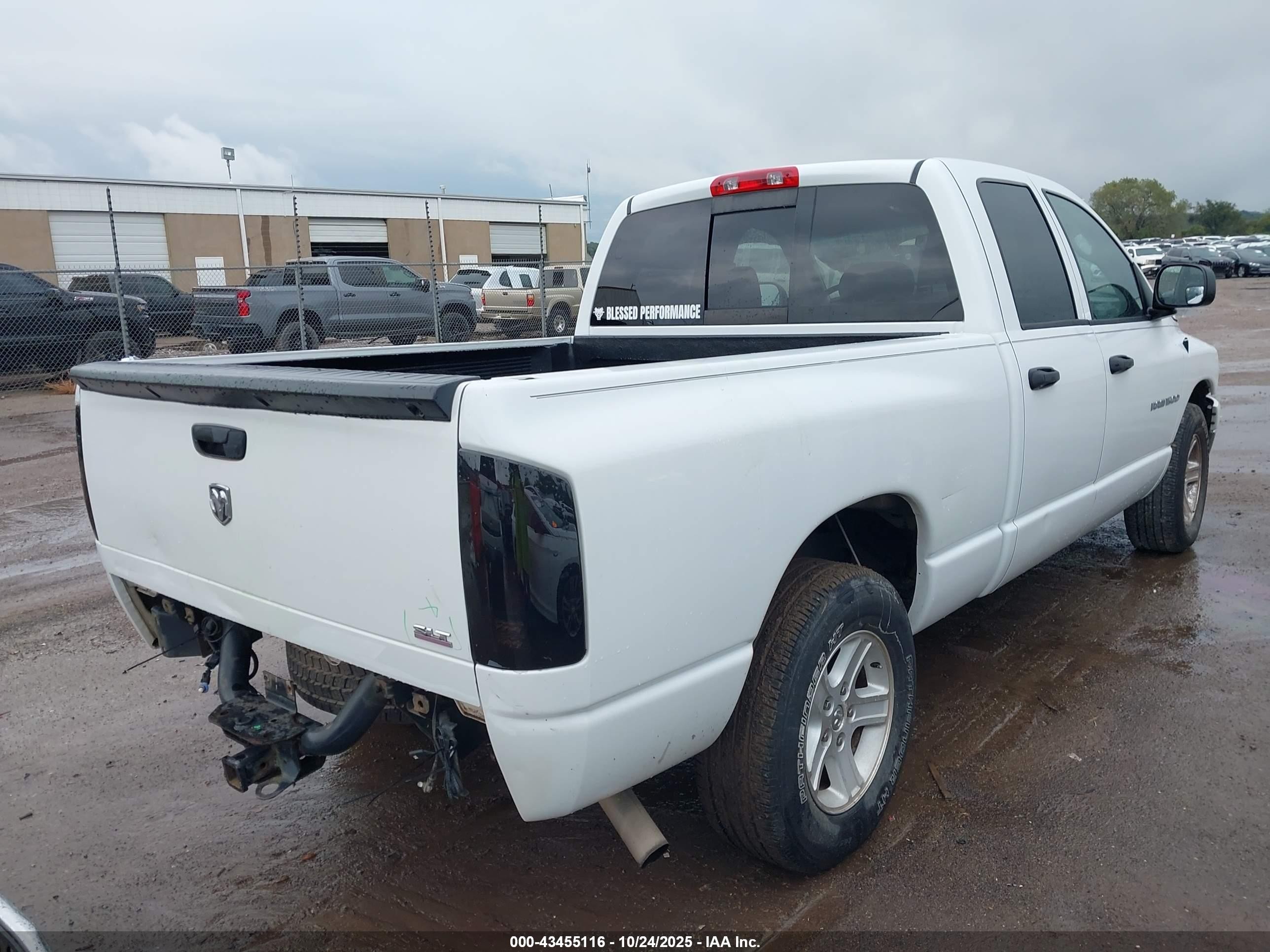 2006 Dodge Ram 1500 Slt White vin: 1D7HA18N96S591213