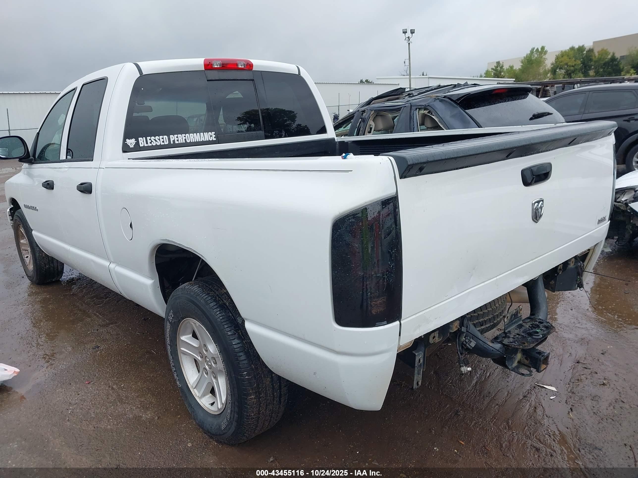 2006 Dodge Ram 1500 Slt White vin: 1D7HA18N96S591213