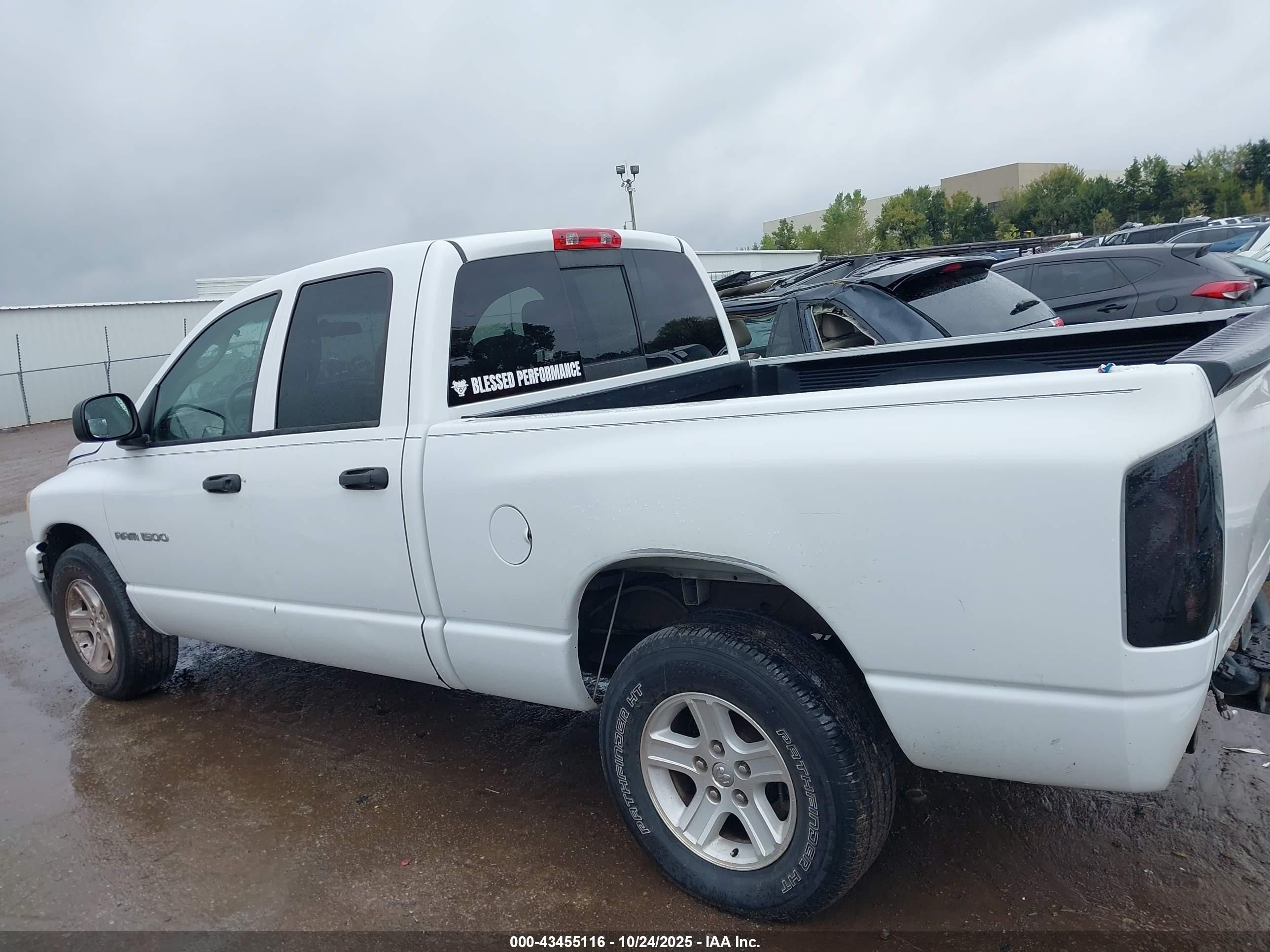 2006 Dodge Ram 1500 Slt White vin: 1D7HA18N96S591213