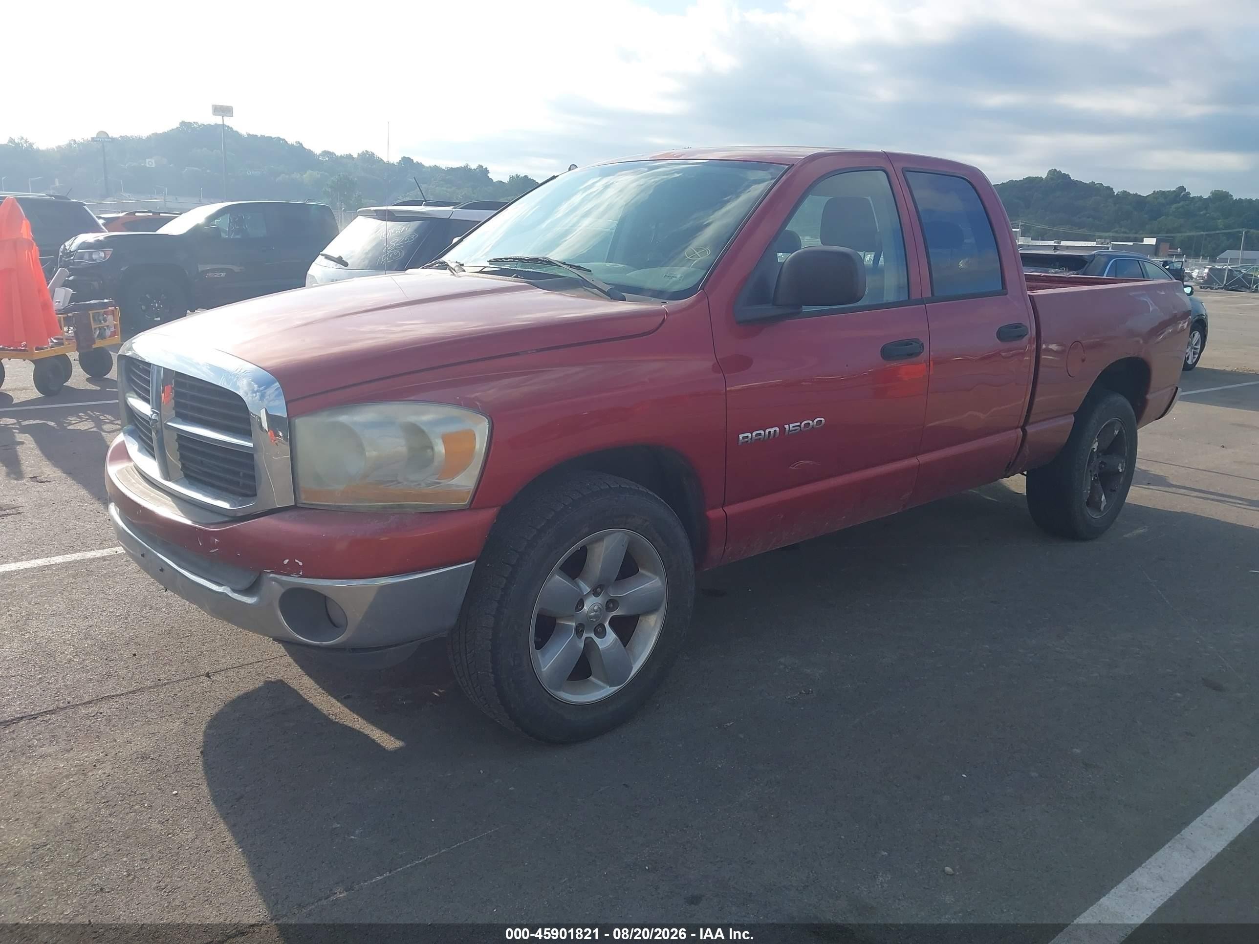 2006 Dodge Ram 1500 Slt Red vin: 1D7HA18N96S606700