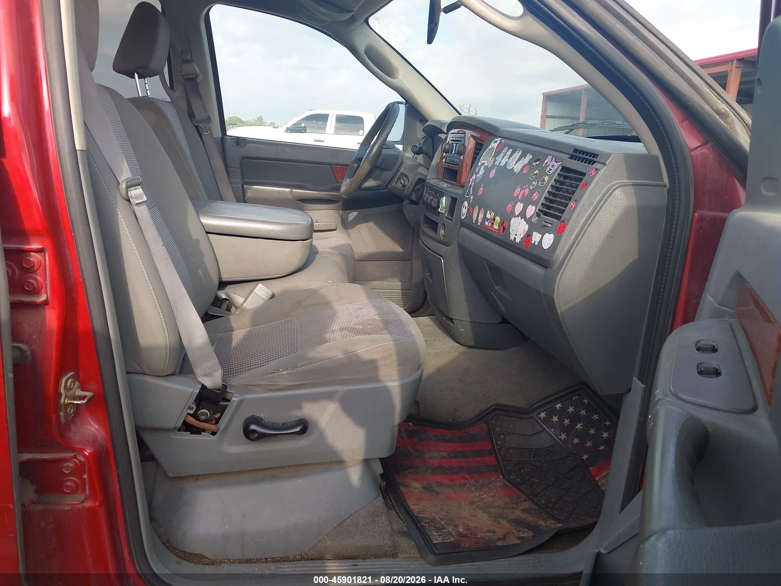 2006 Dodge Ram 1500 Slt Red vin: 1D7HA18N96S606700