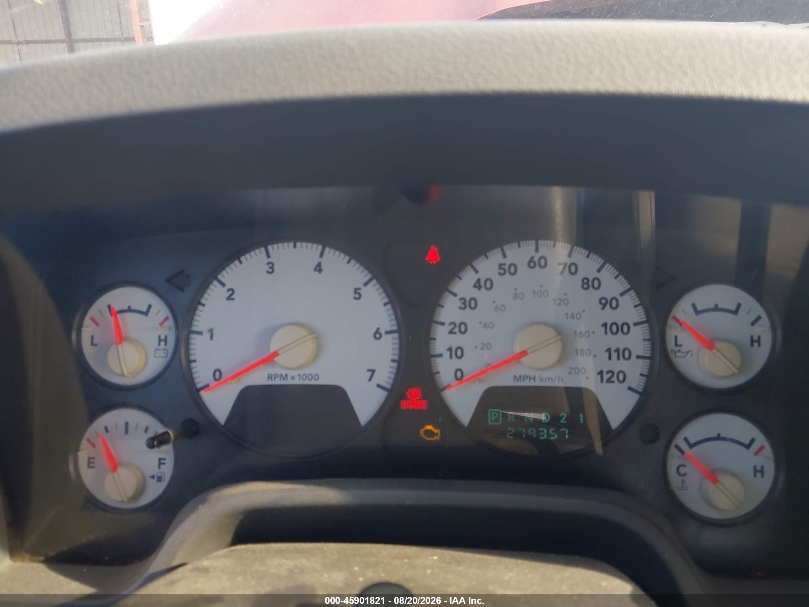 2006 Dodge Ram 1500 Slt Red vin: 1D7HA18N96S606700