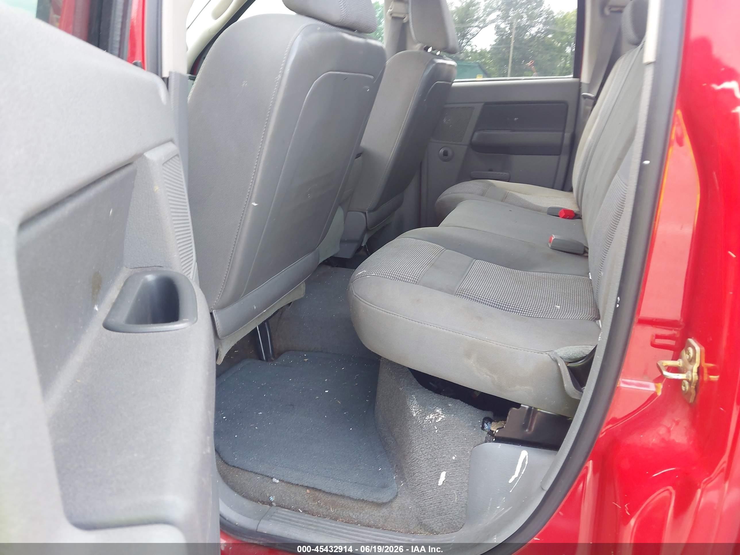 2006 Dodge Ram 1500 Slt Red vin: 1D7HA18N96S638918