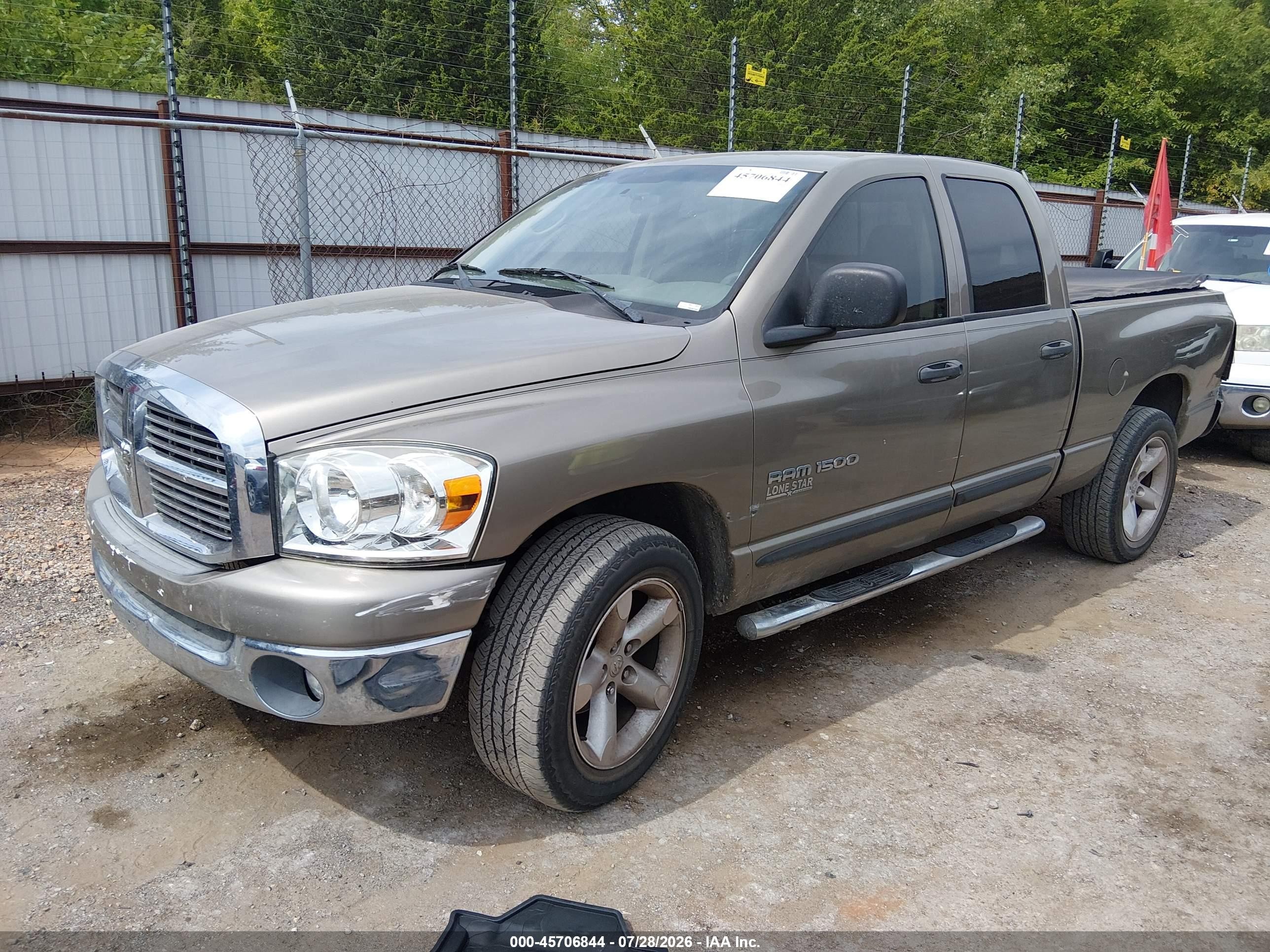 2006 Dodge Ram 1500 Slt Brown vin: 1D7HA18N96S688184