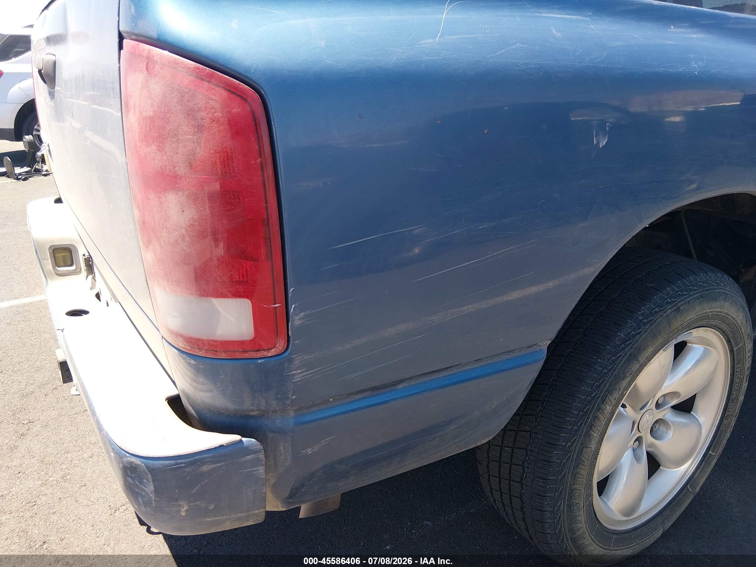 2002 Dodge Ram 1500 St Blue vin: 1D7HA18NX2J183822