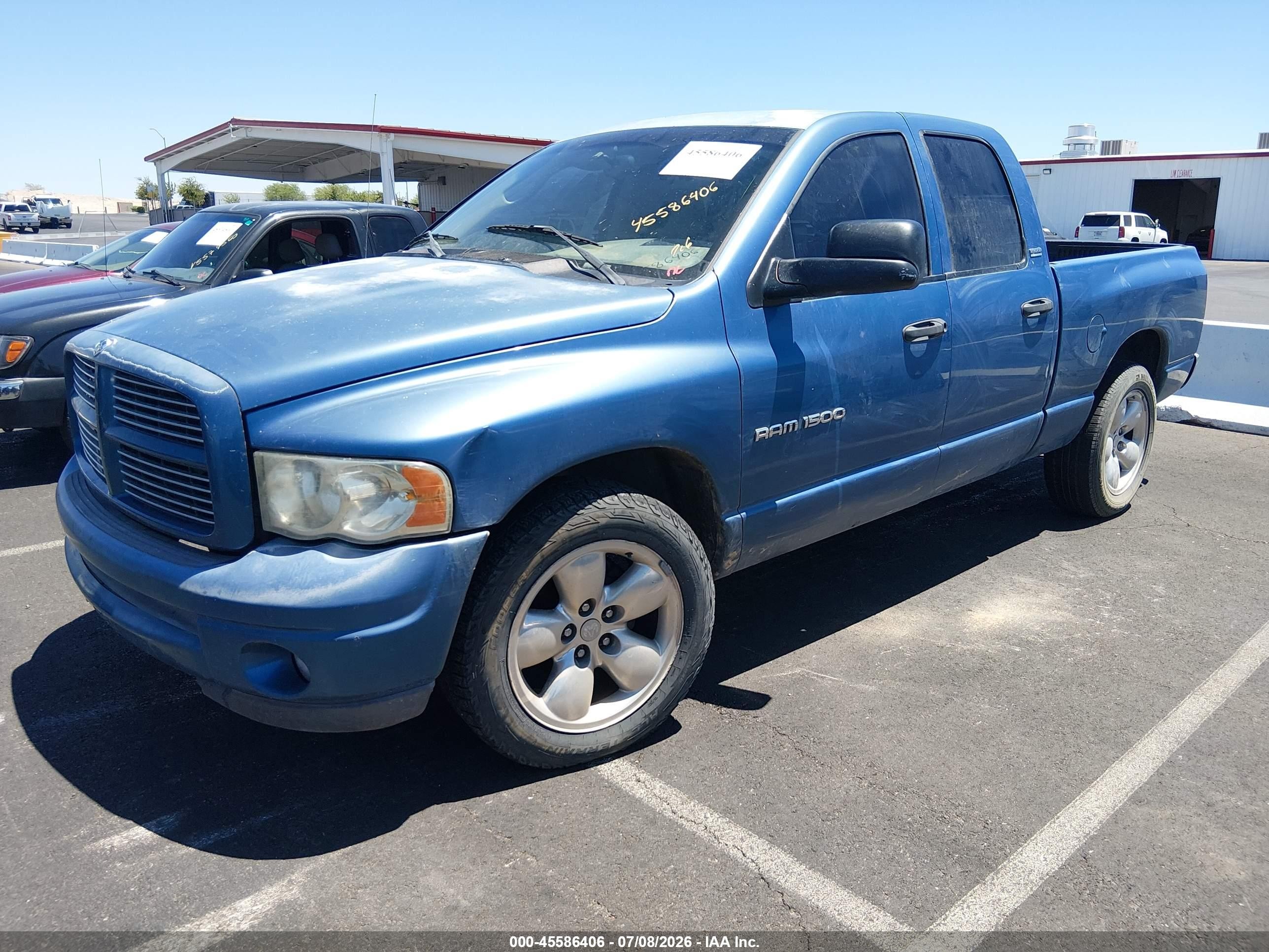 2002 Dodge Ram 1500 St Blue vin: 1D7HA18NX2J183822