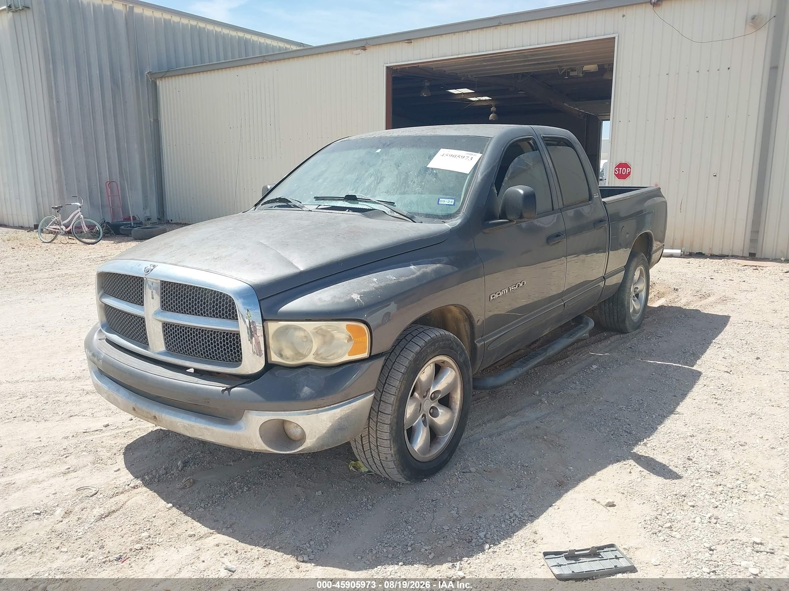 2002 Dodge Ram 1500 St Серый vin: 1D7HA18NX2S608921