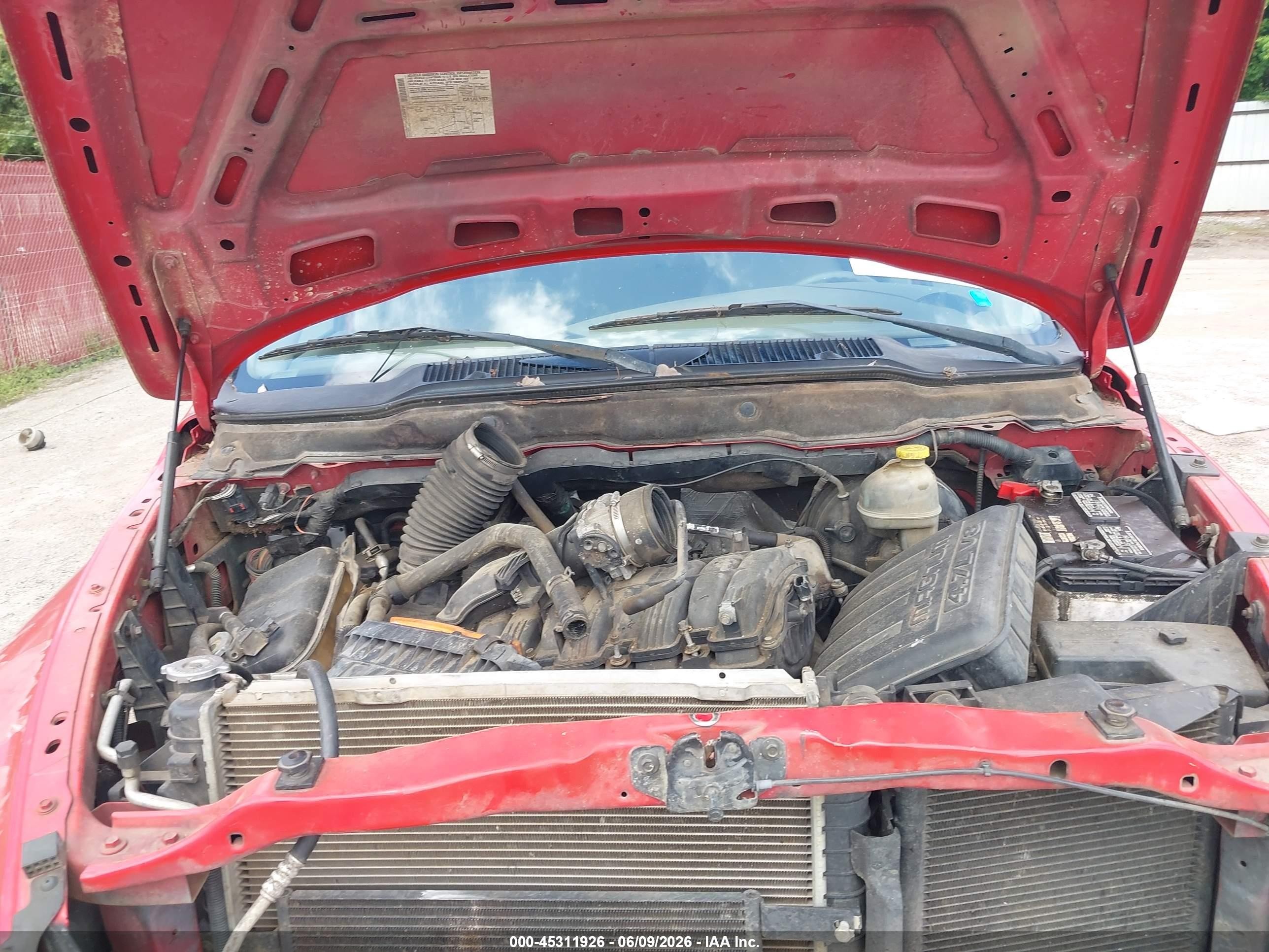 2003 Dodge Ram 1500 Slt/laramie/st Red vin: 1D7HA18NX3S229693
