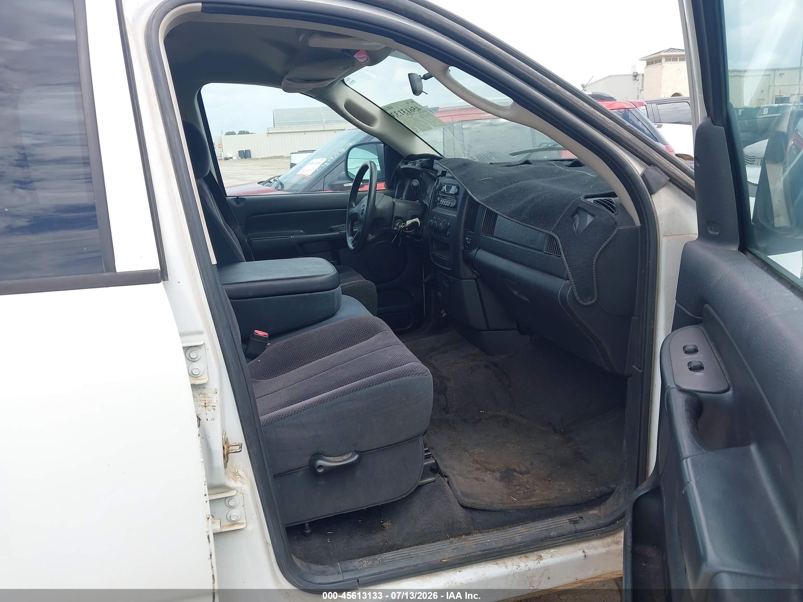 2003 Dodge Ram 1500 Slt/laramie/st Белый vin: 1D7HA18NX3S348974