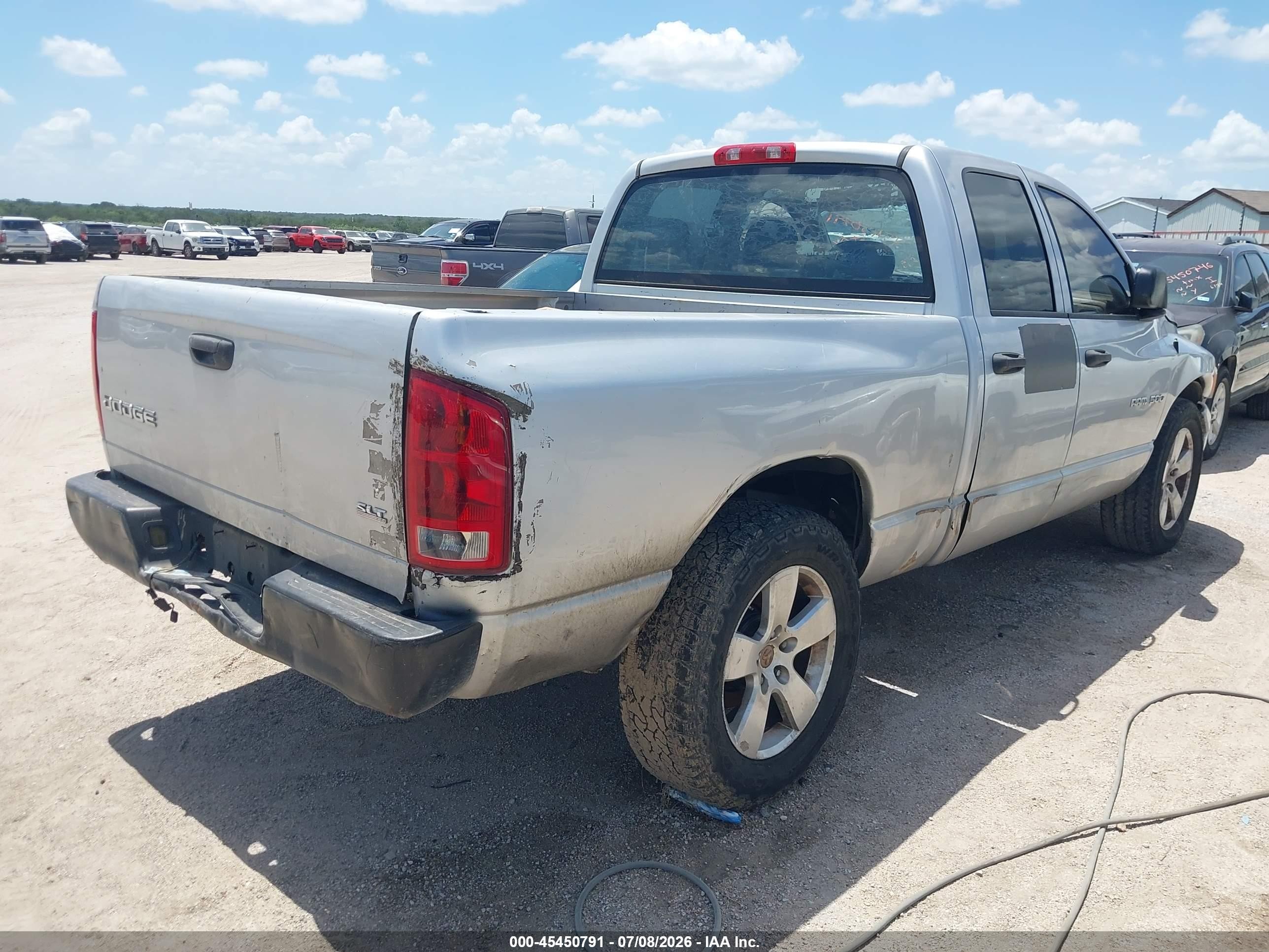 2004 Dodge Ram 1500 Slt/laramie Silver vin: 1D7HA18NX4J263544