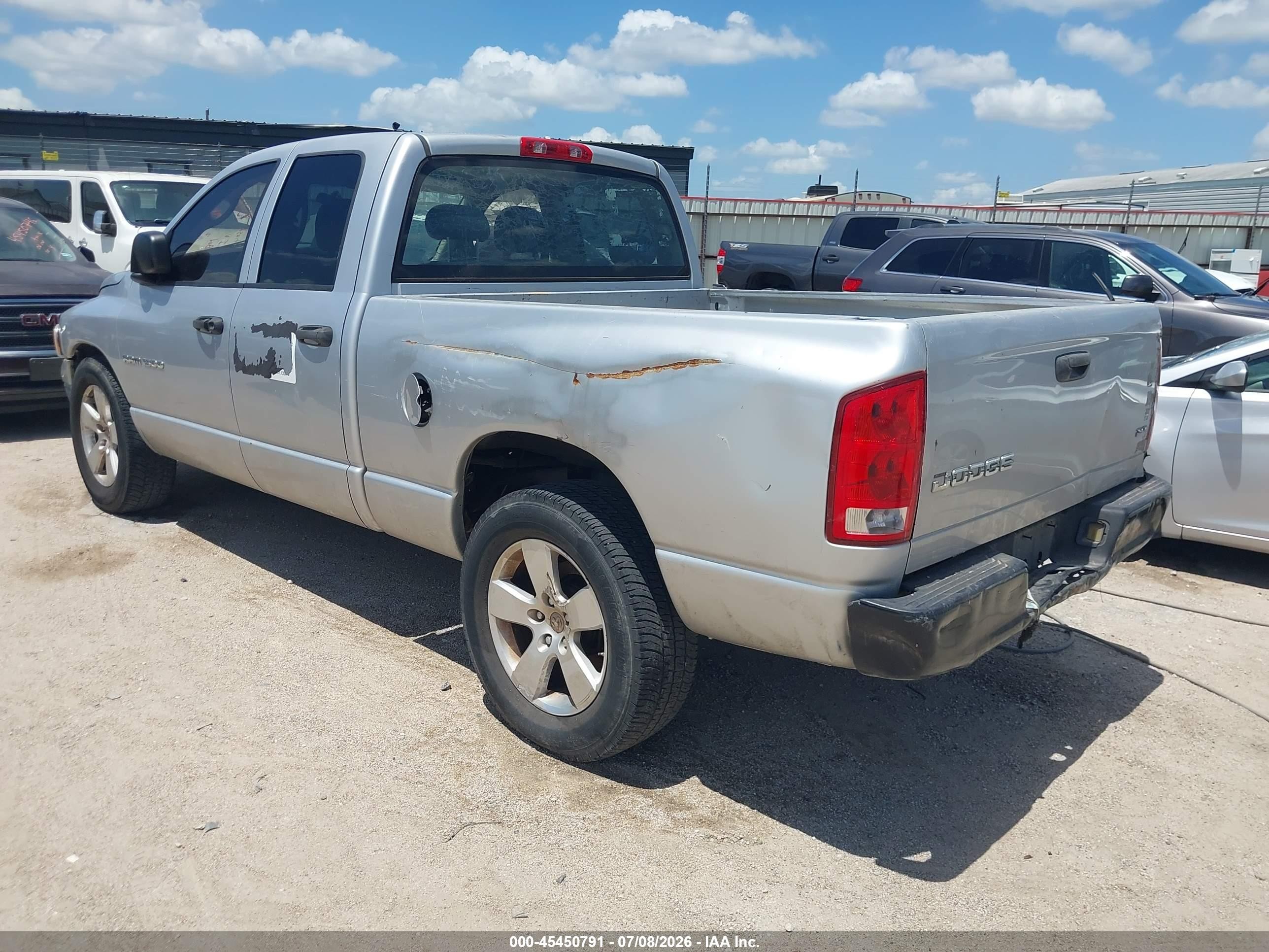 2004 Dodge Ram 1500 Slt/laramie Silver vin: 1D7HA18NX4J263544