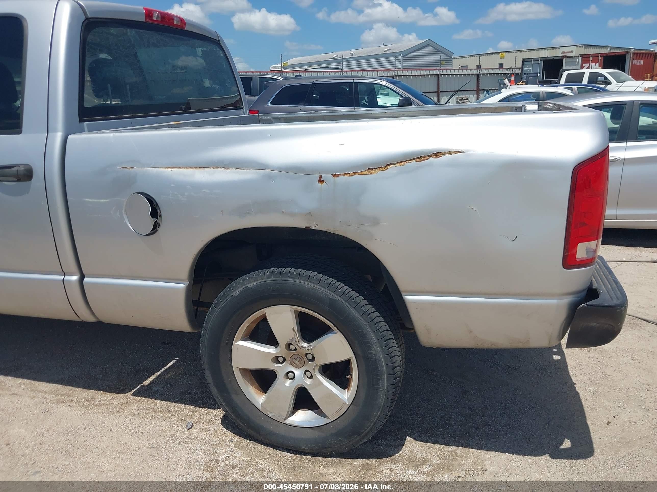 2004 Dodge Ram 1500 Slt/laramie Silver vin: 1D7HA18NX4J263544