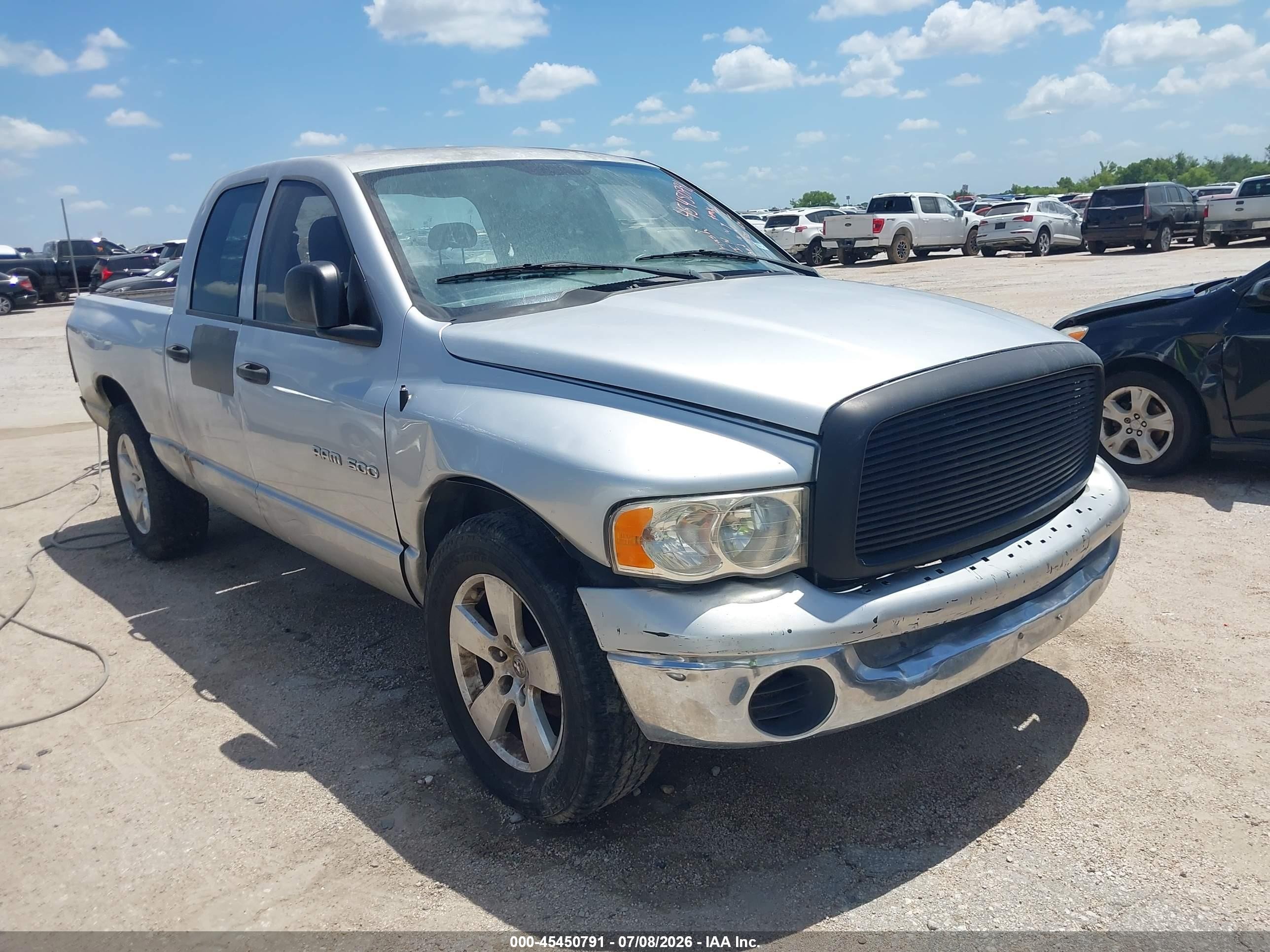 2004 Dodge Ram 1500 Slt/laramie Silver vin: 1D7HA18NX4J263544