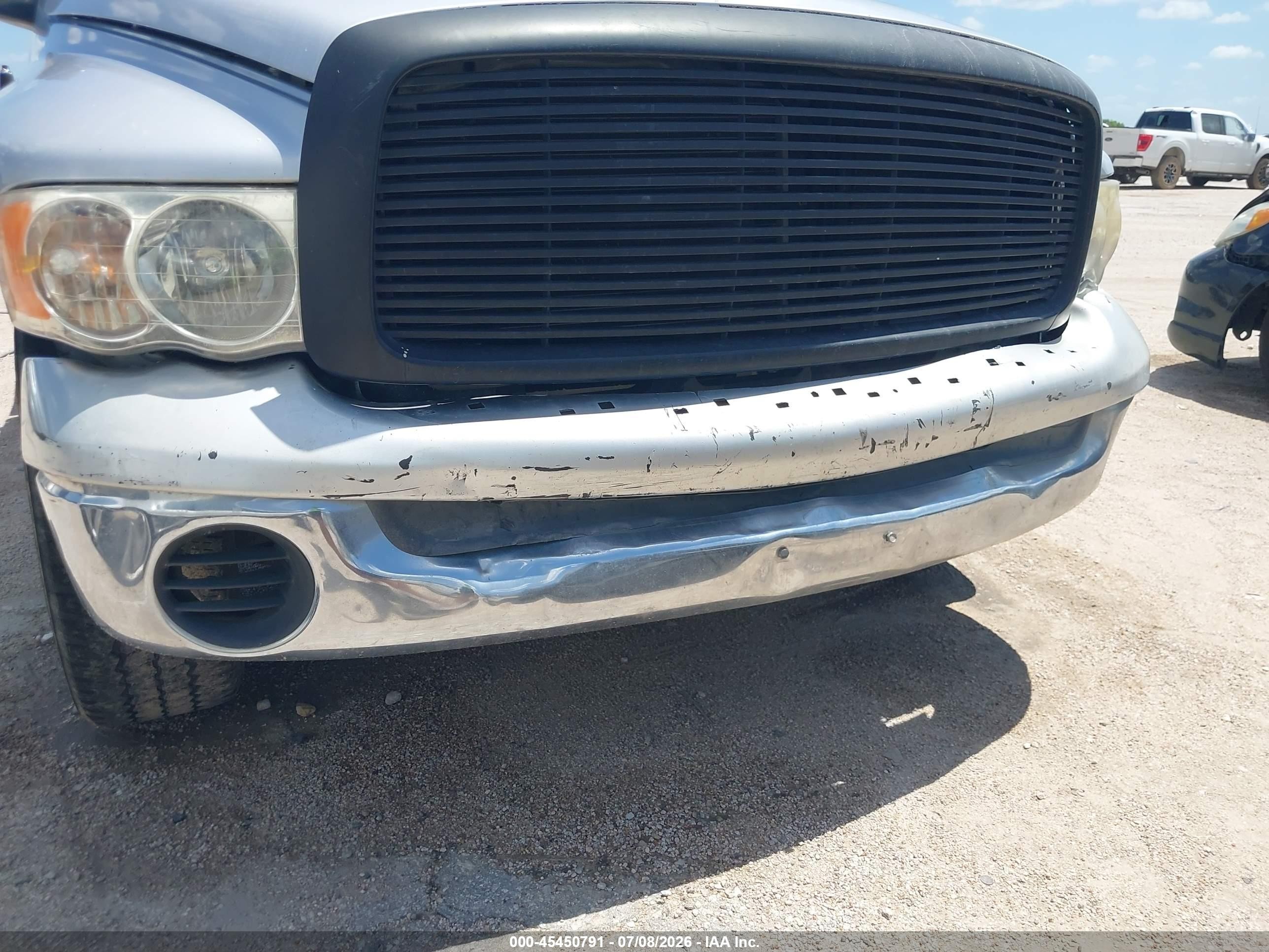 2004 Dodge Ram 1500 Slt/laramie Silver vin: 1D7HA18NX4J263544