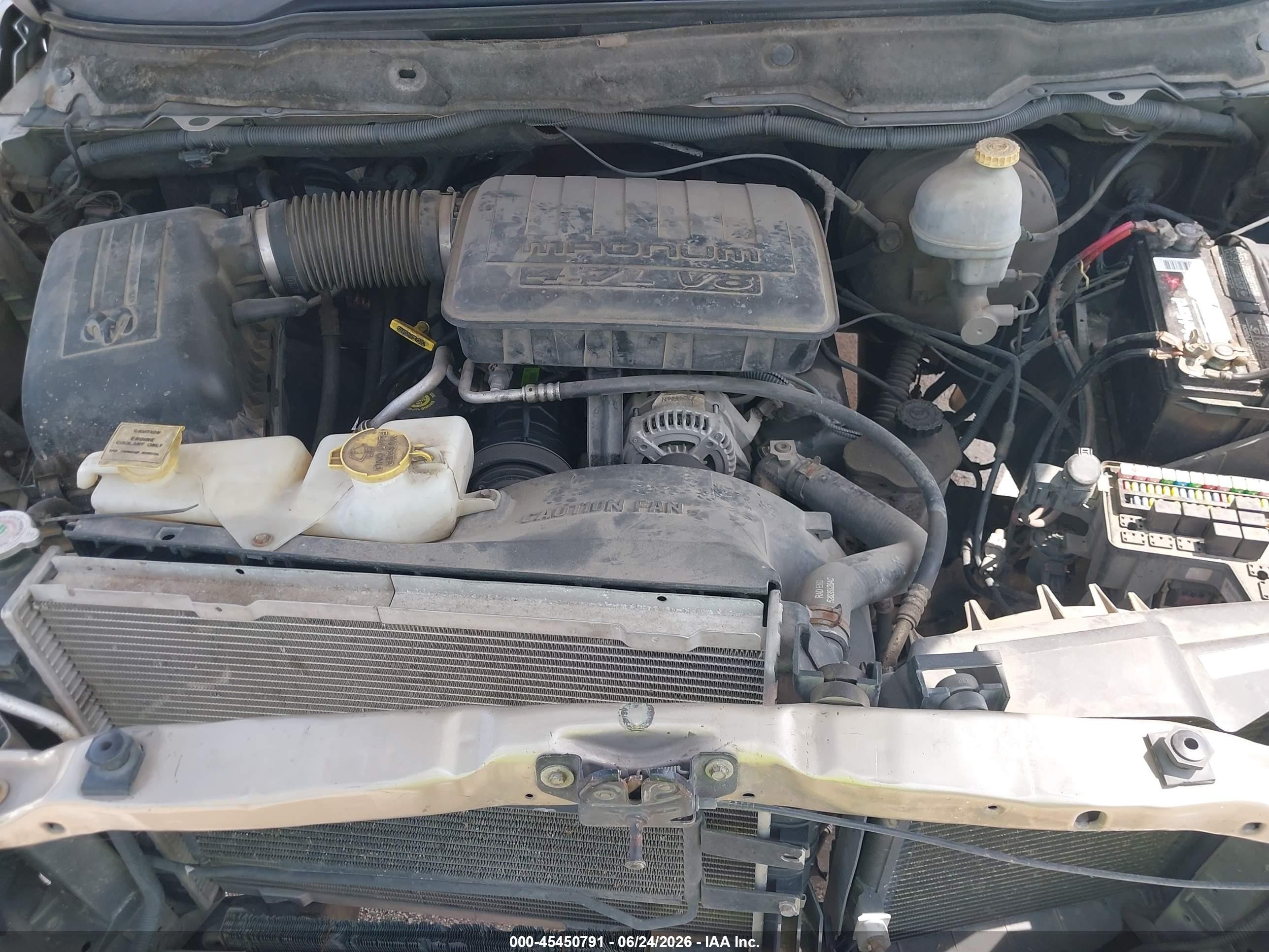 2004 Dodge Ram 1500 Slt/laramie Silver vin: 1D7HA18NX4J263544