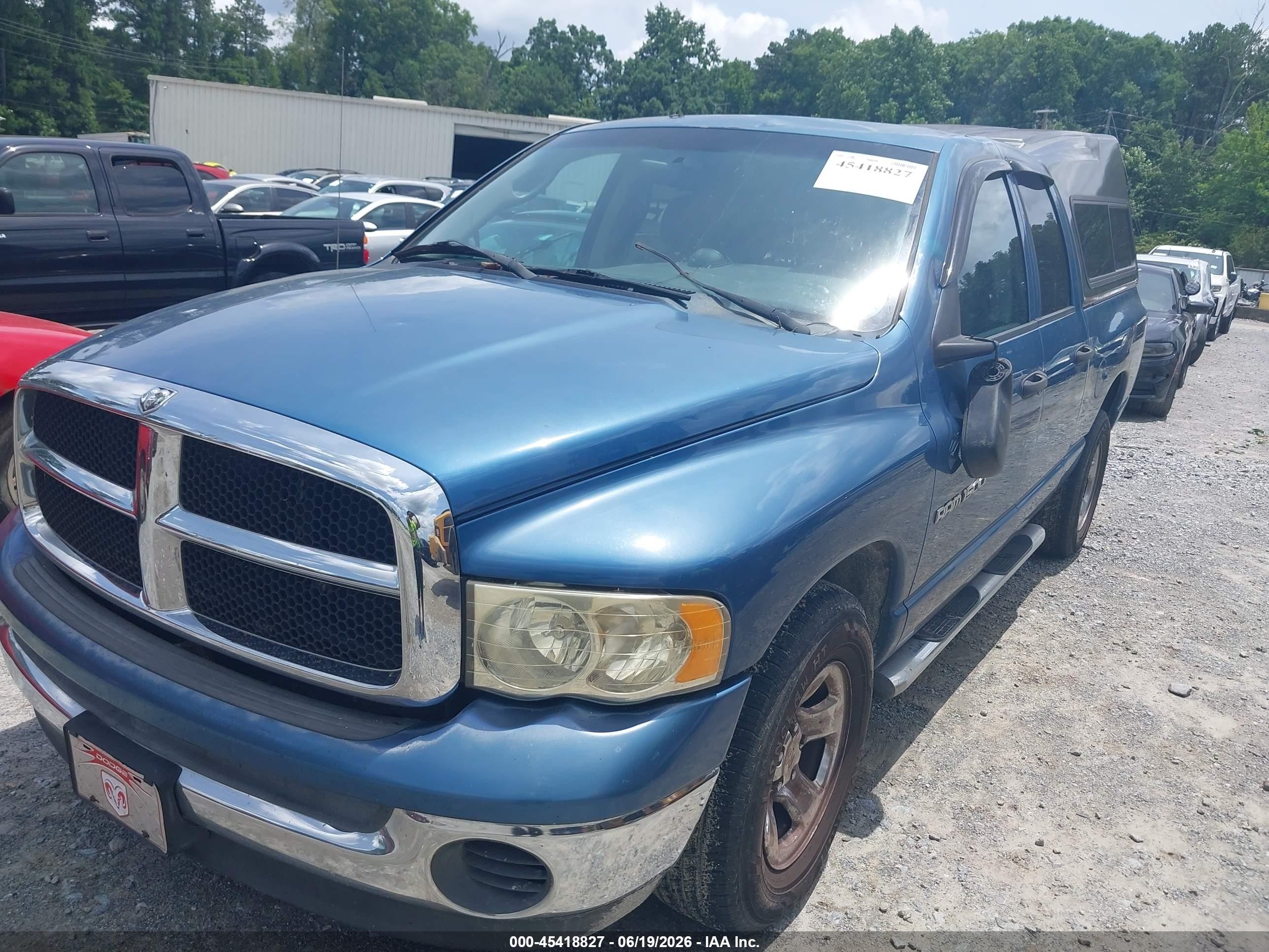 2004 Dodge Ram 1500 Slt/laramie Blue vin: 1D7HA18NX4S550246