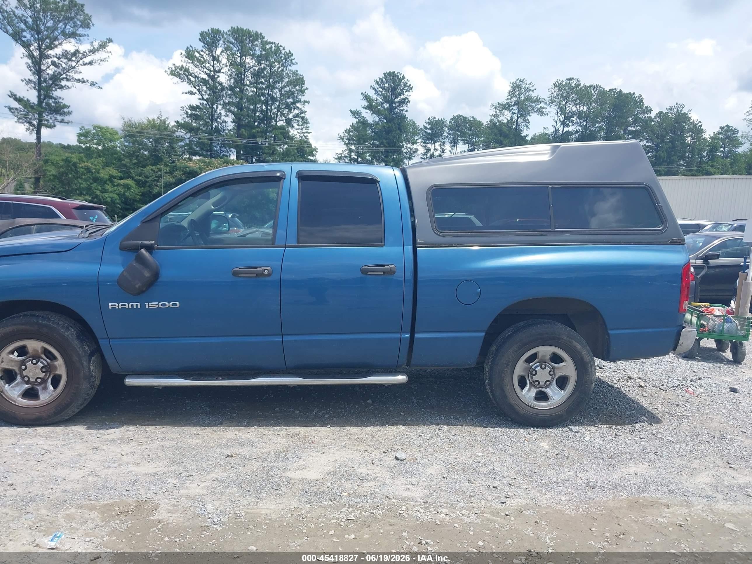 2004 Dodge Ram 1500 Slt/laramie Blue vin: 1D7HA18NX4S550246