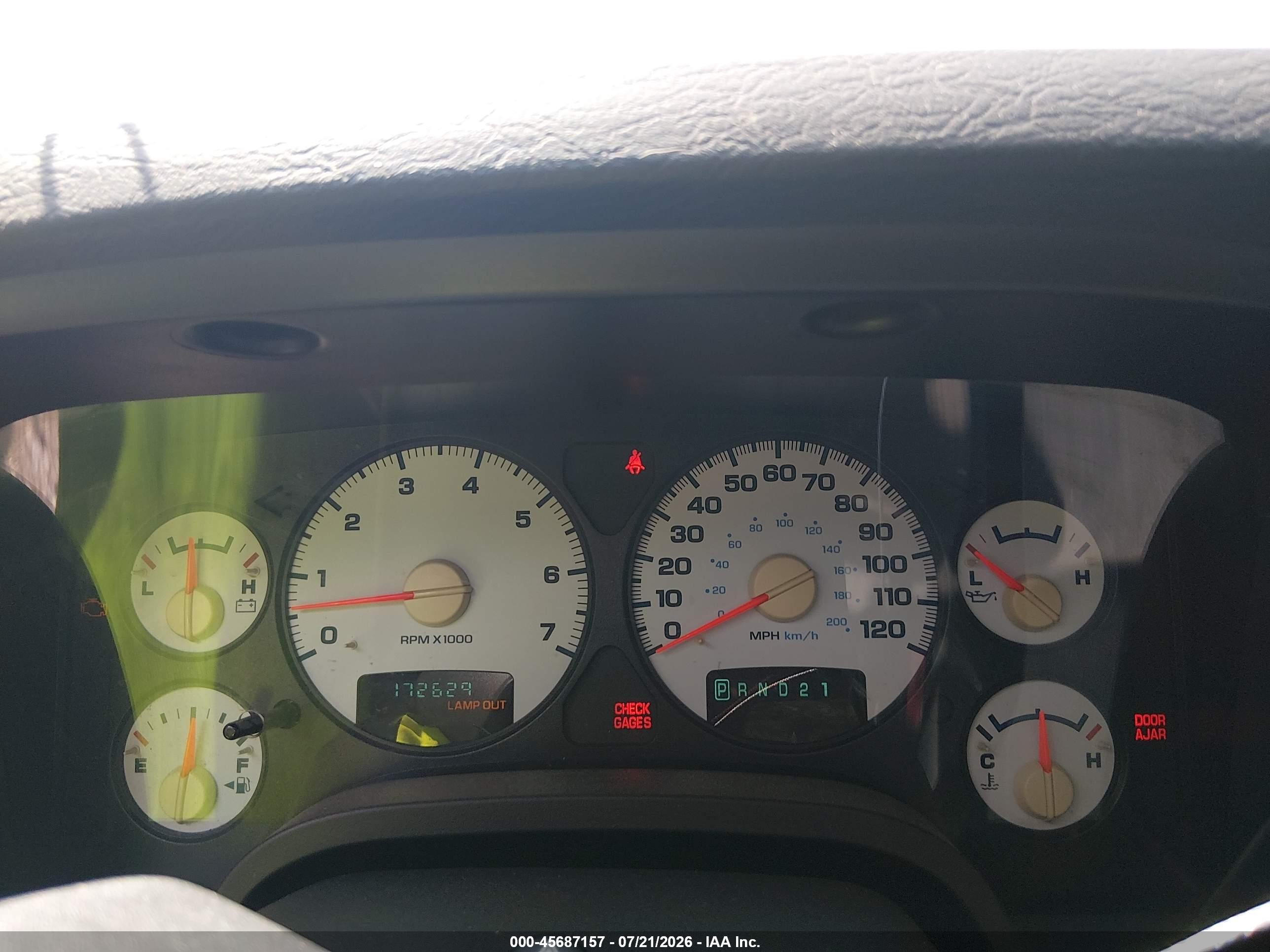 2005 Dodge Ram 1500 Slt/laramie Серый vin: 1D7HA18NX5S159499
