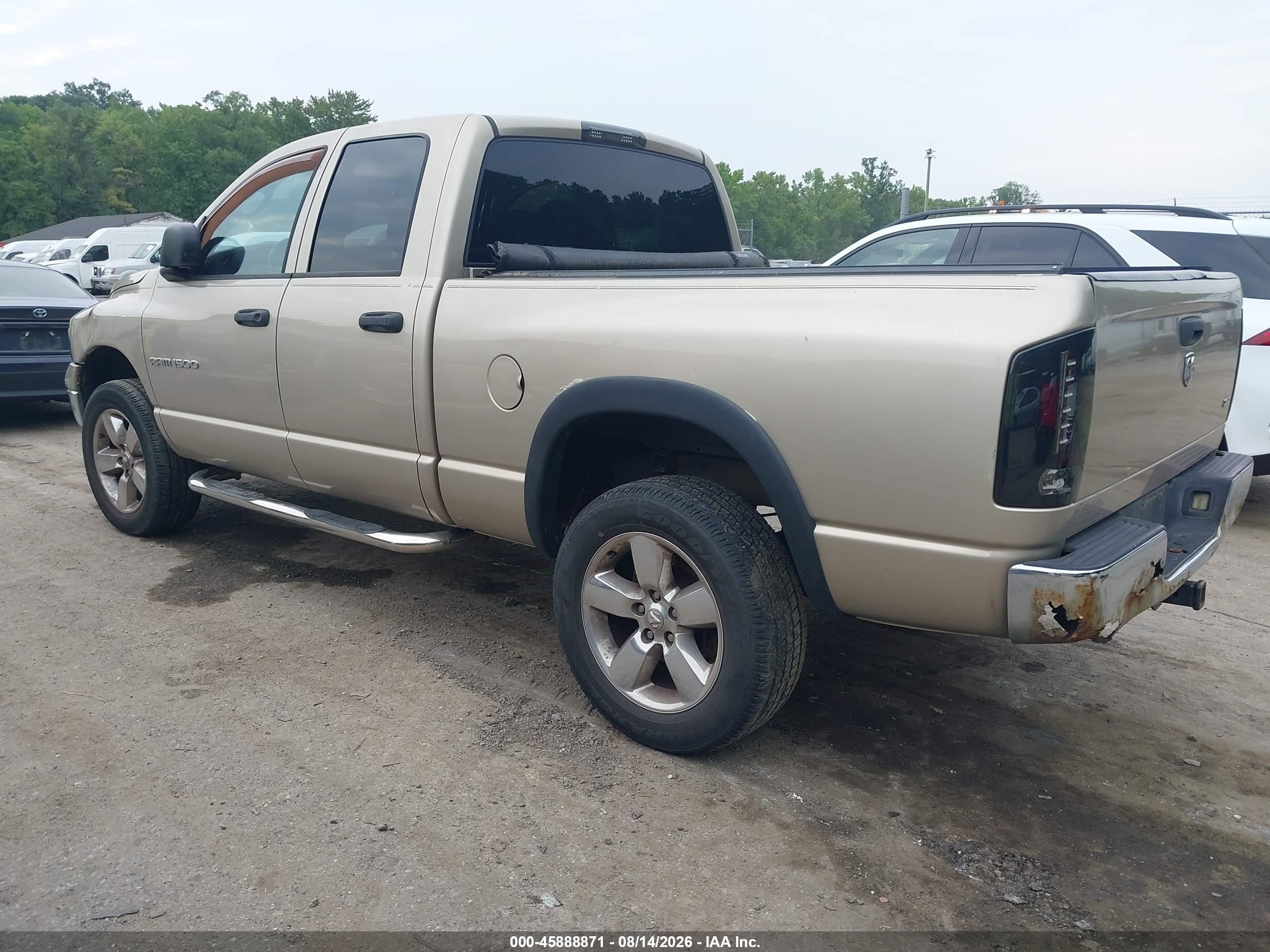 2005 Dodge Ram 1500 Slt/laramie Gold vin: 1D7HA18NX5S179607