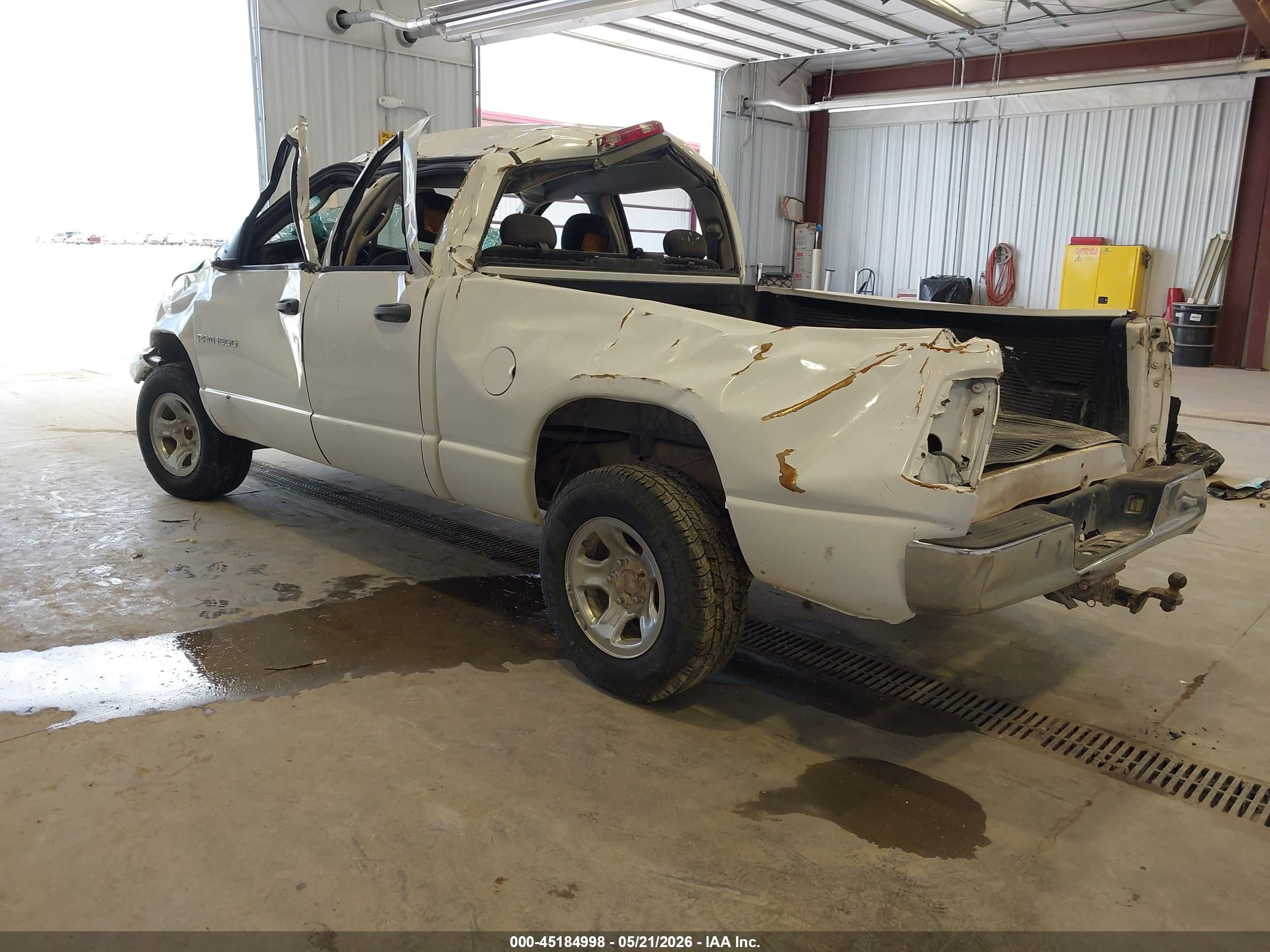 2005 Dodge Ram 1500 Slt/laramie White vin: 1D7HA18NX5S196312