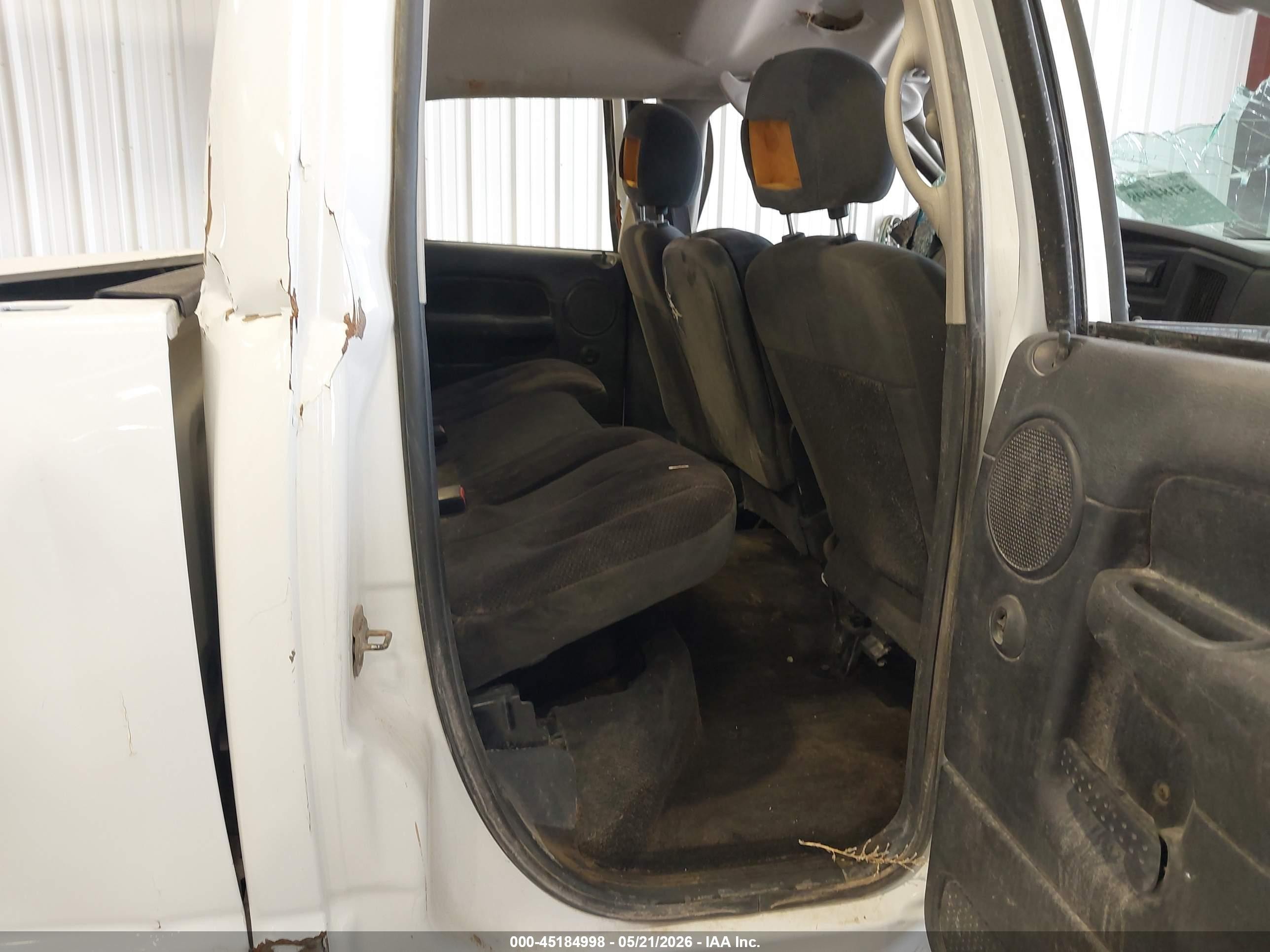 2005 Dodge Ram 1500 Slt/laramie White vin: 1D7HA18NX5S196312