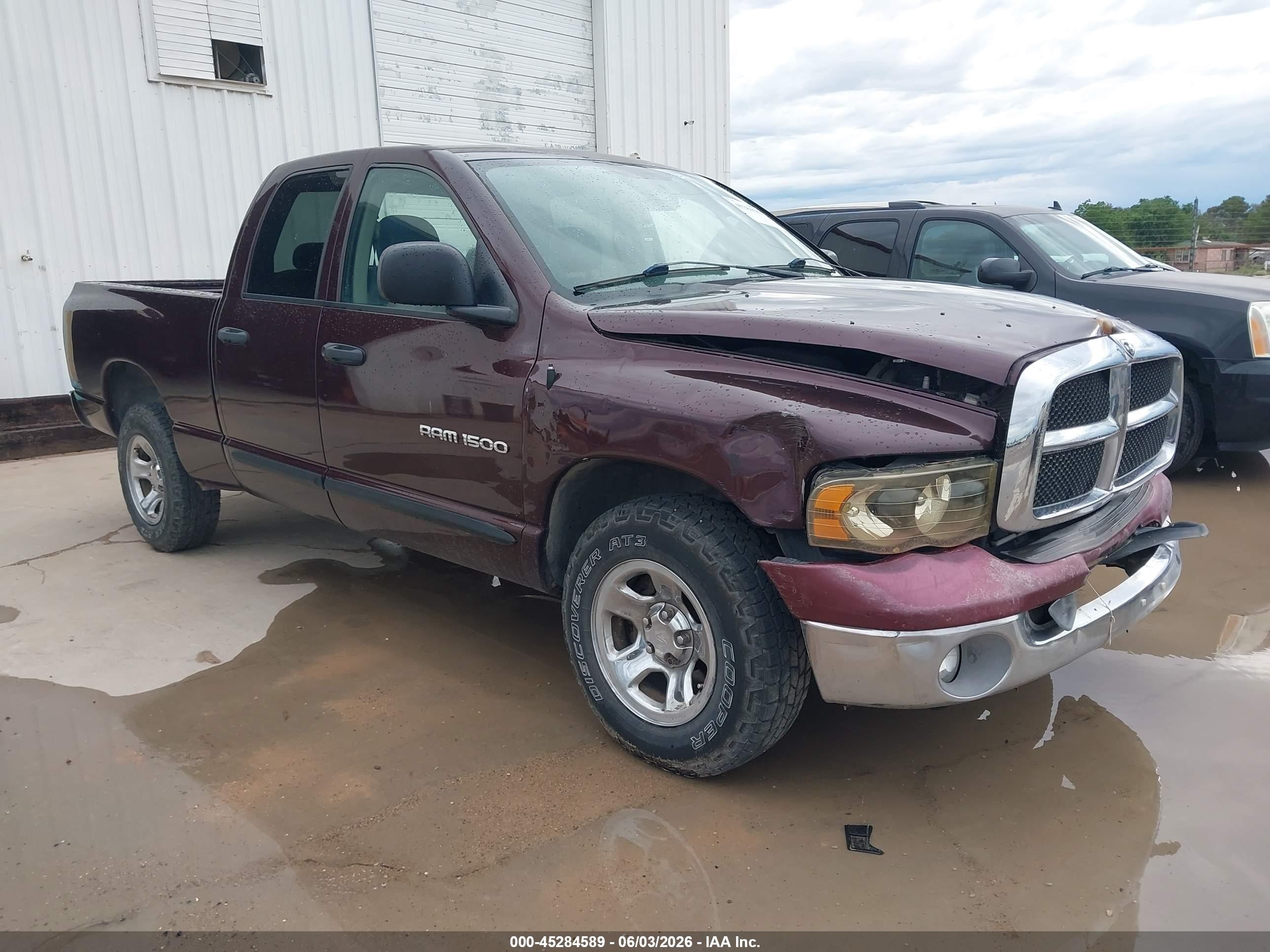 2005 Dodge Ram 1500 St Burgundy vin: 1D7HA18NX5S234170