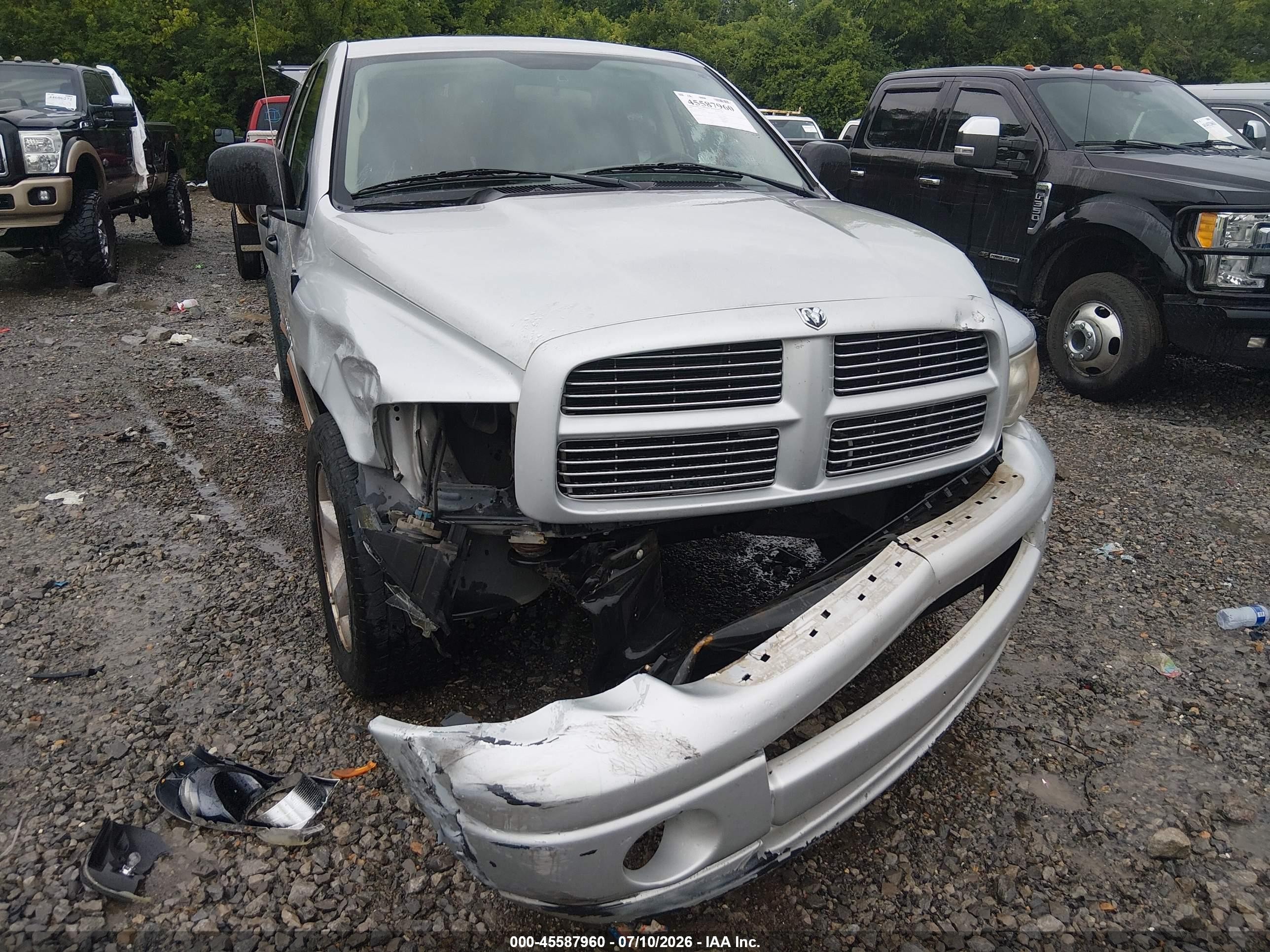 2005 Dodge Ram 1500 Slt/laramie Silver vin: 1D7HA18NX5S367317