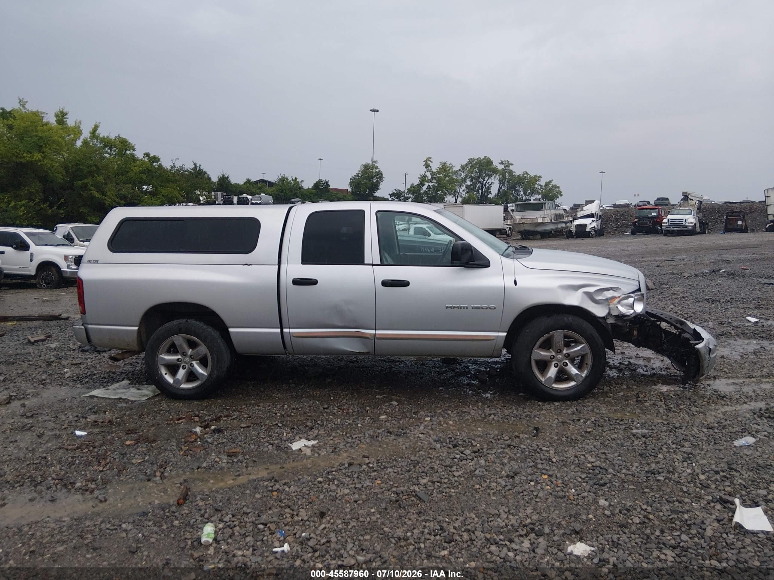 2005 Dodge Ram 1500 Slt/laramie Silver vin: 1D7HA18NX5S367317
