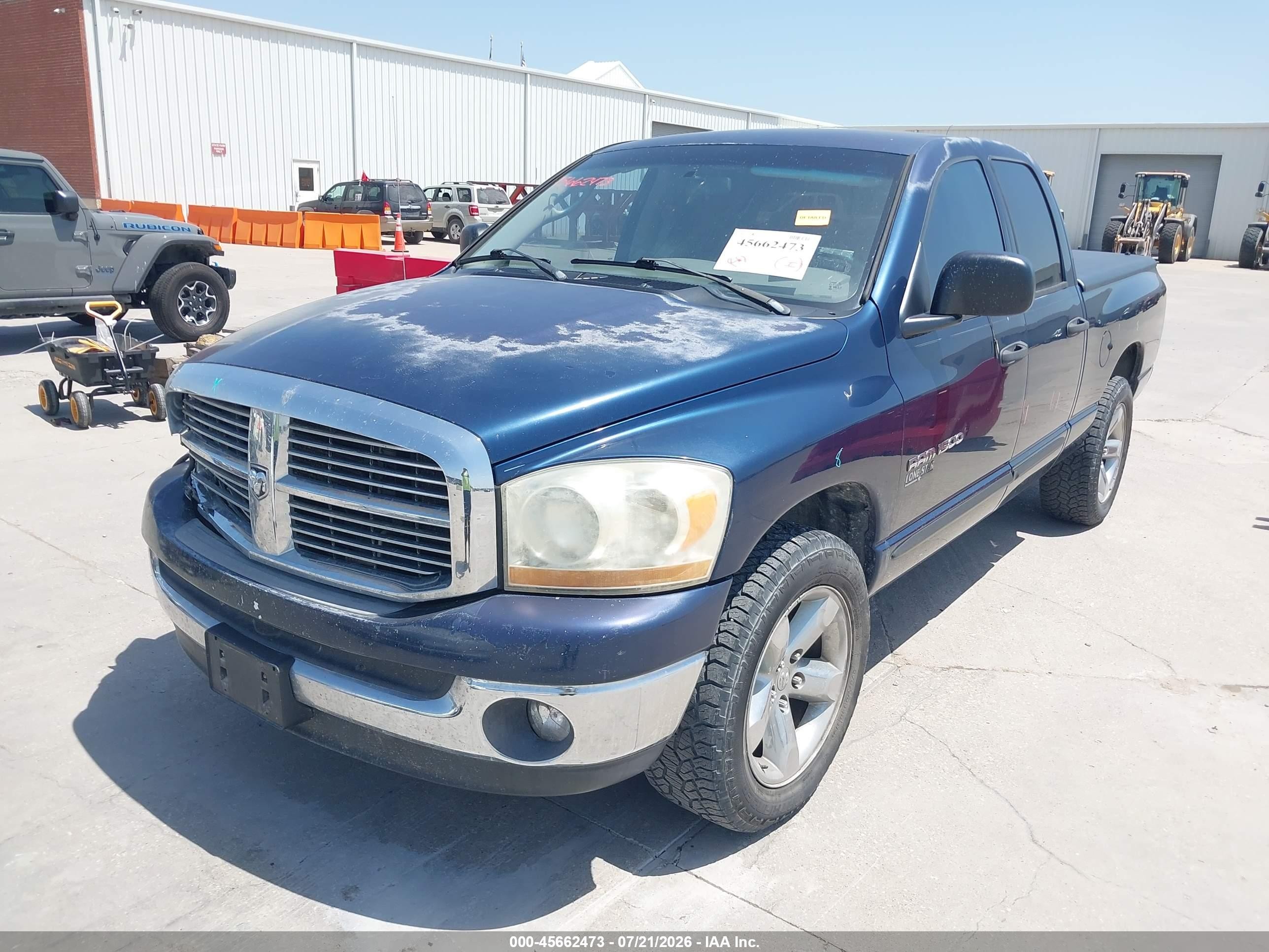 2006 Dodge Ram 1500 Slt Blue vin: 1D7HA18NX6J110620