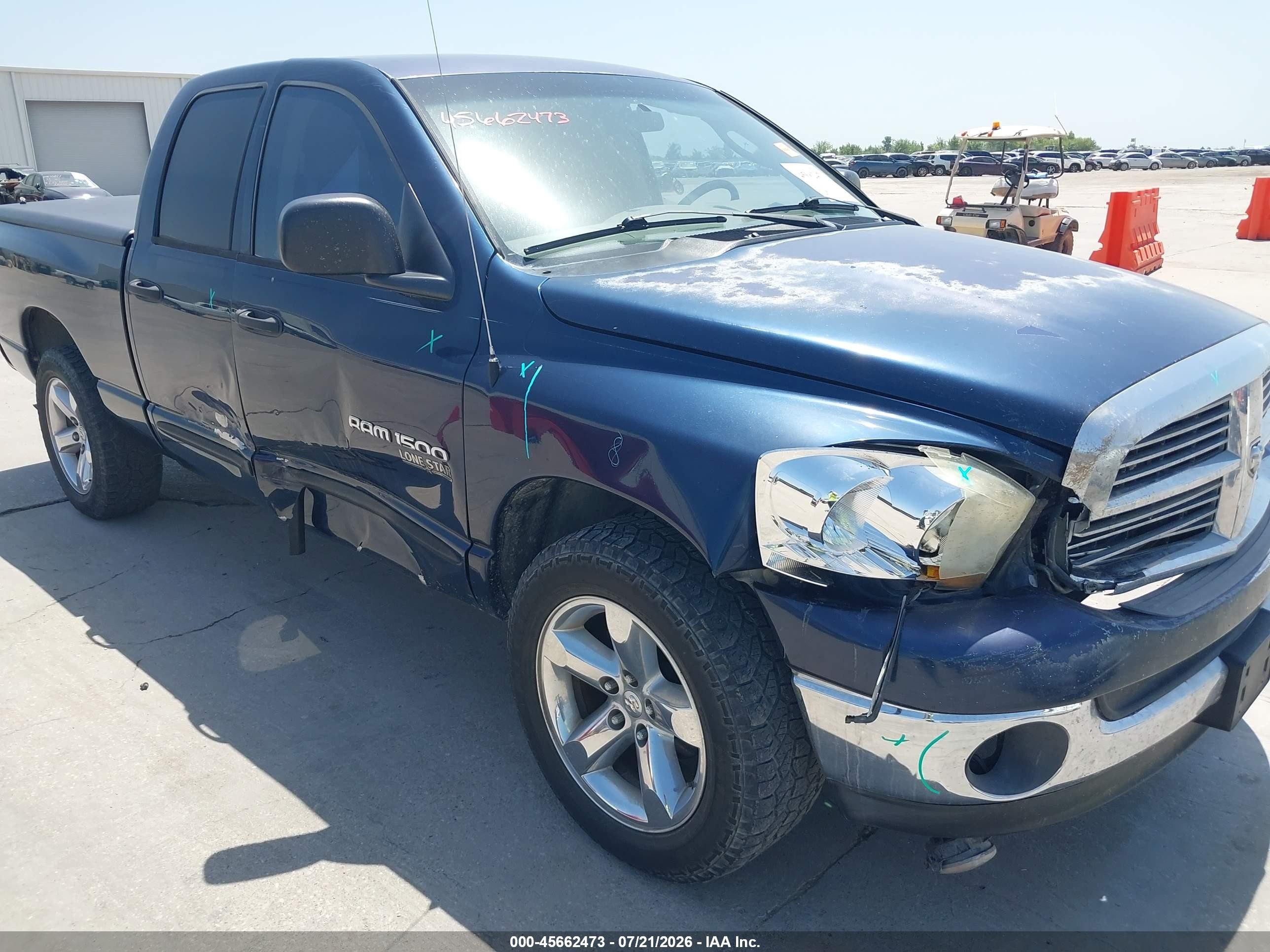 2006 Dodge Ram 1500 Slt Blue vin: 1D7HA18NX6J110620