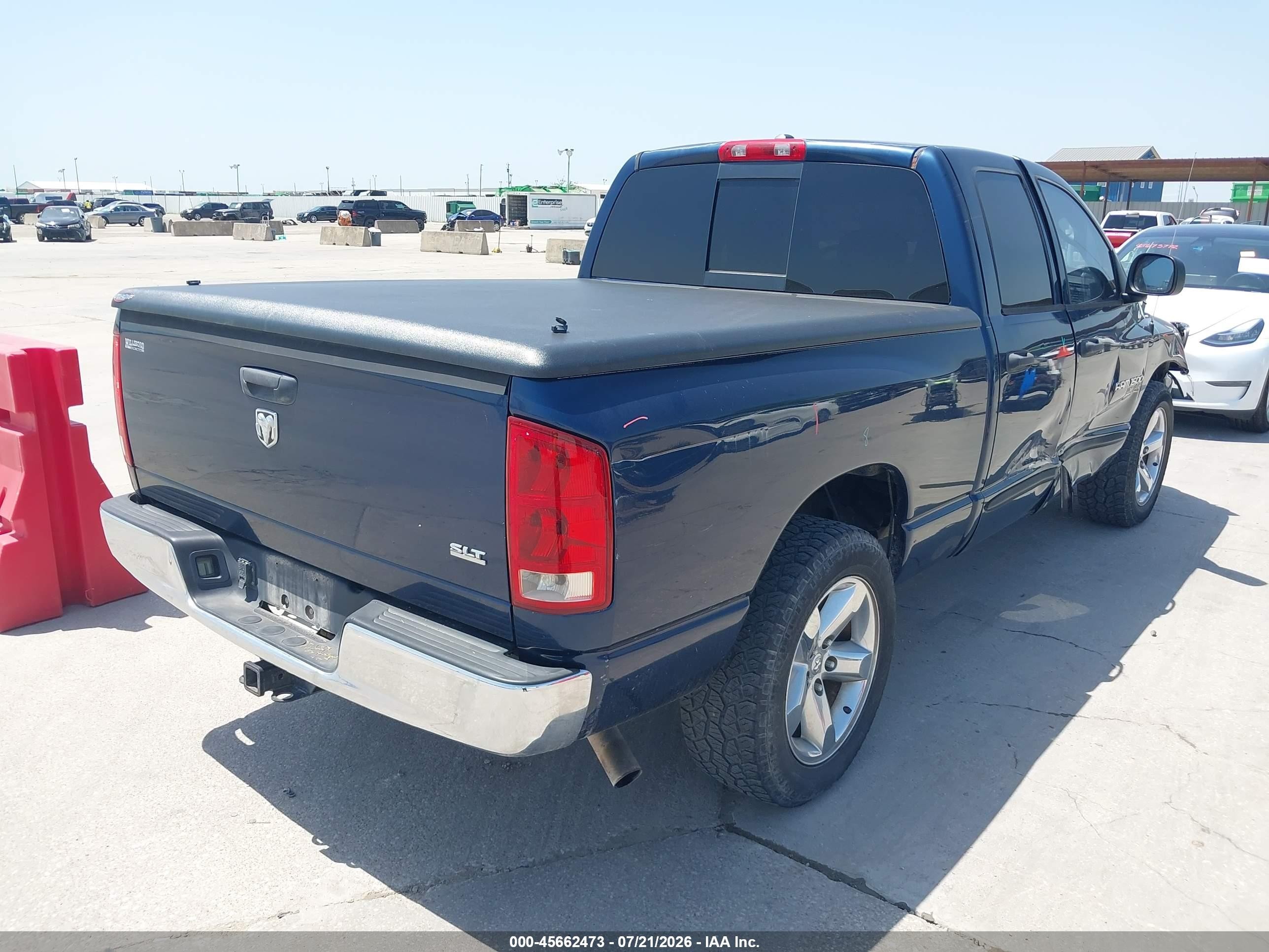 2006 Dodge Ram 1500 Slt Blue vin: 1D7HA18NX6J110620