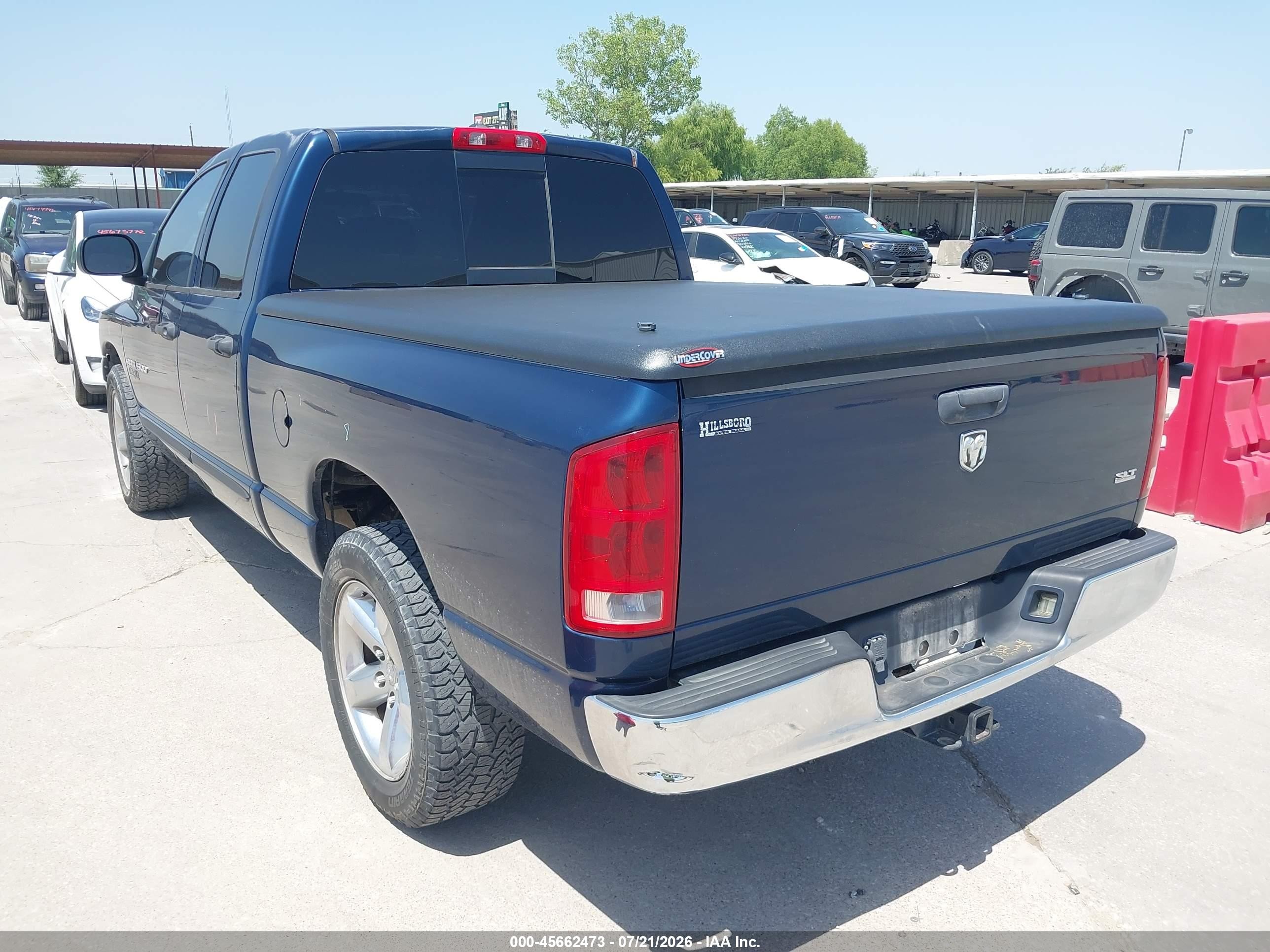 2006 Dodge Ram 1500 Slt Blue vin: 1D7HA18NX6J110620