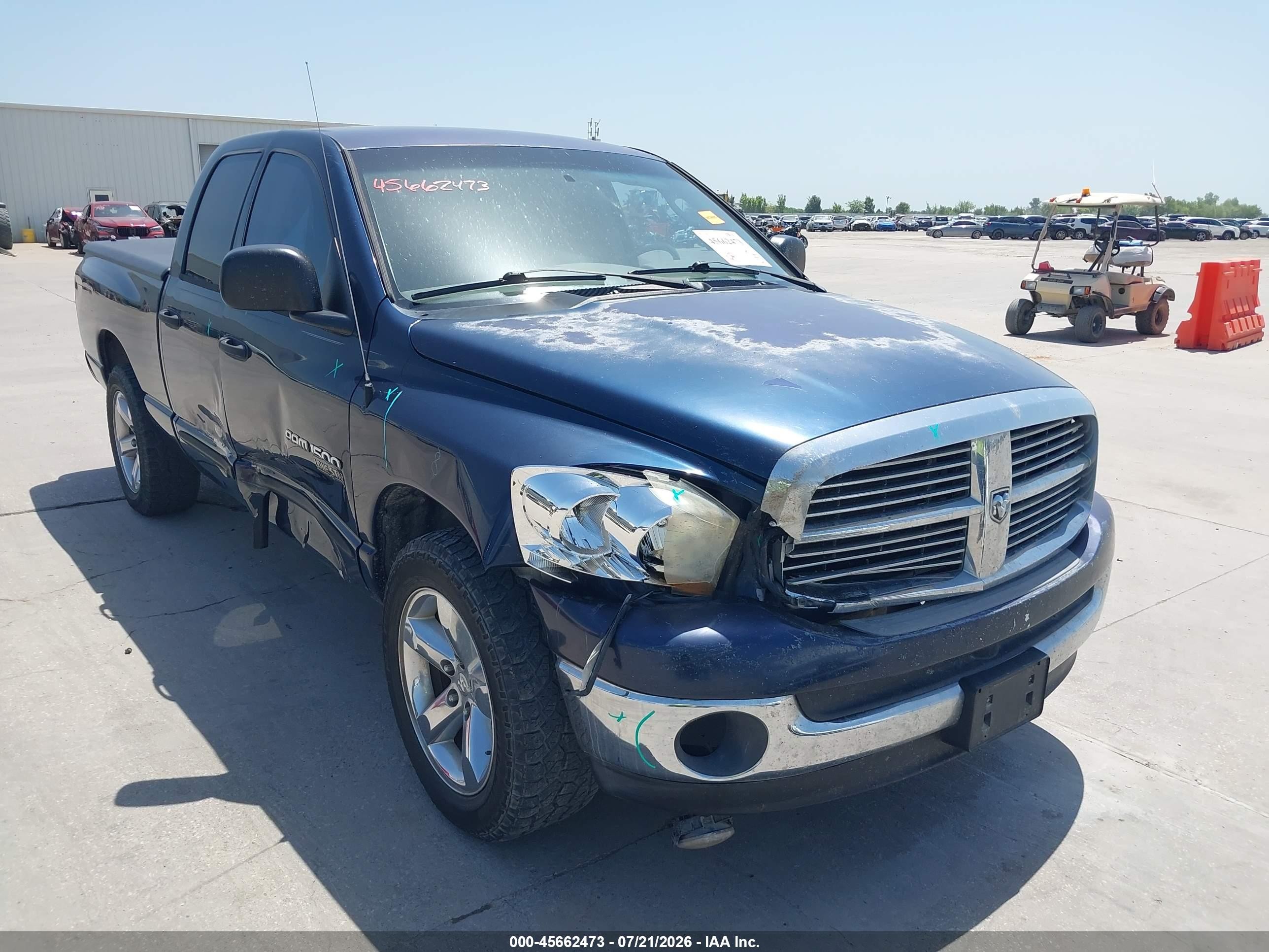 2006 Dodge Ram 1500 Slt Blue vin: 1D7HA18NX6J110620