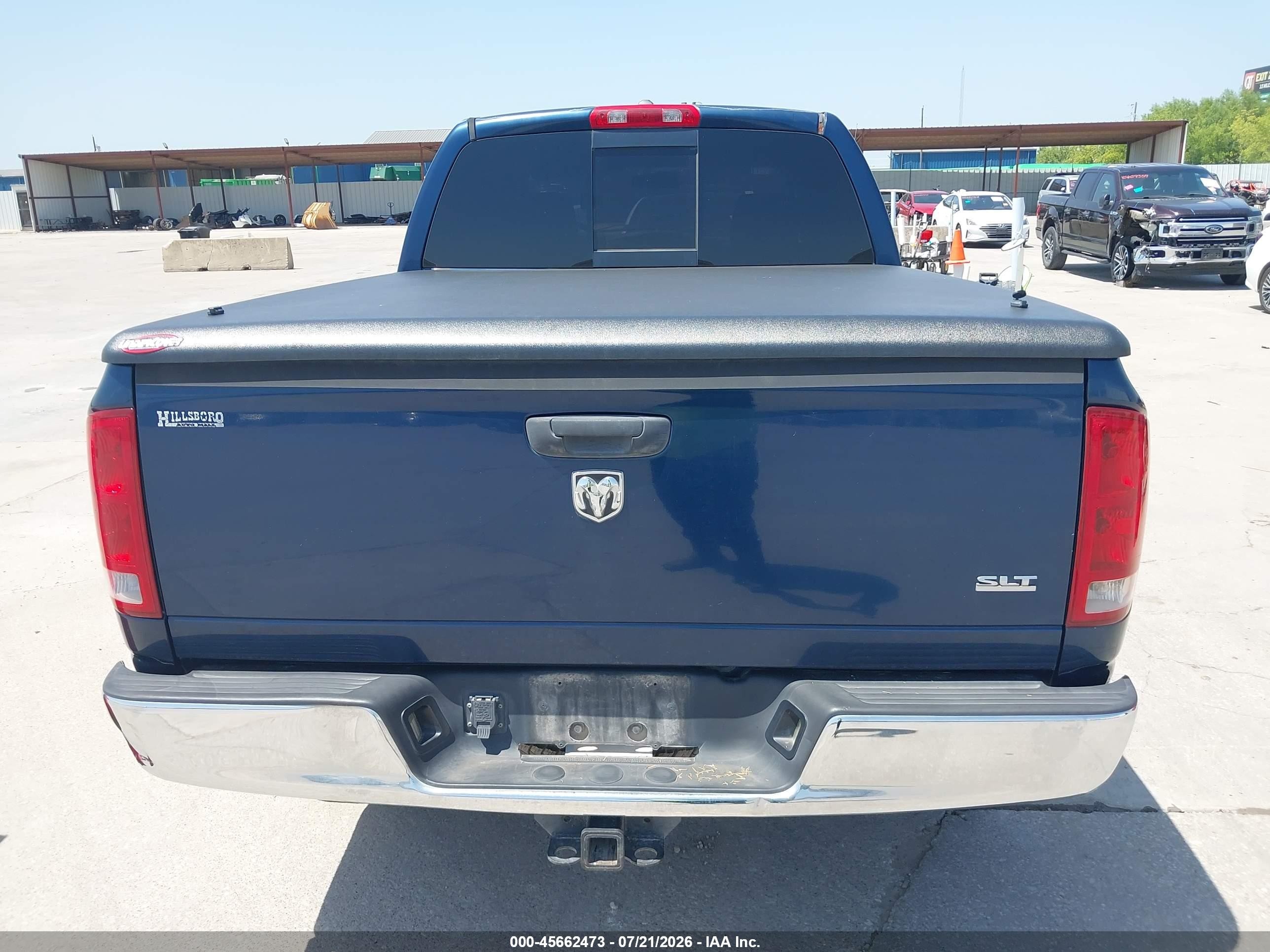 2006 Dodge Ram 1500 Slt Blue vin: 1D7HA18NX6J110620