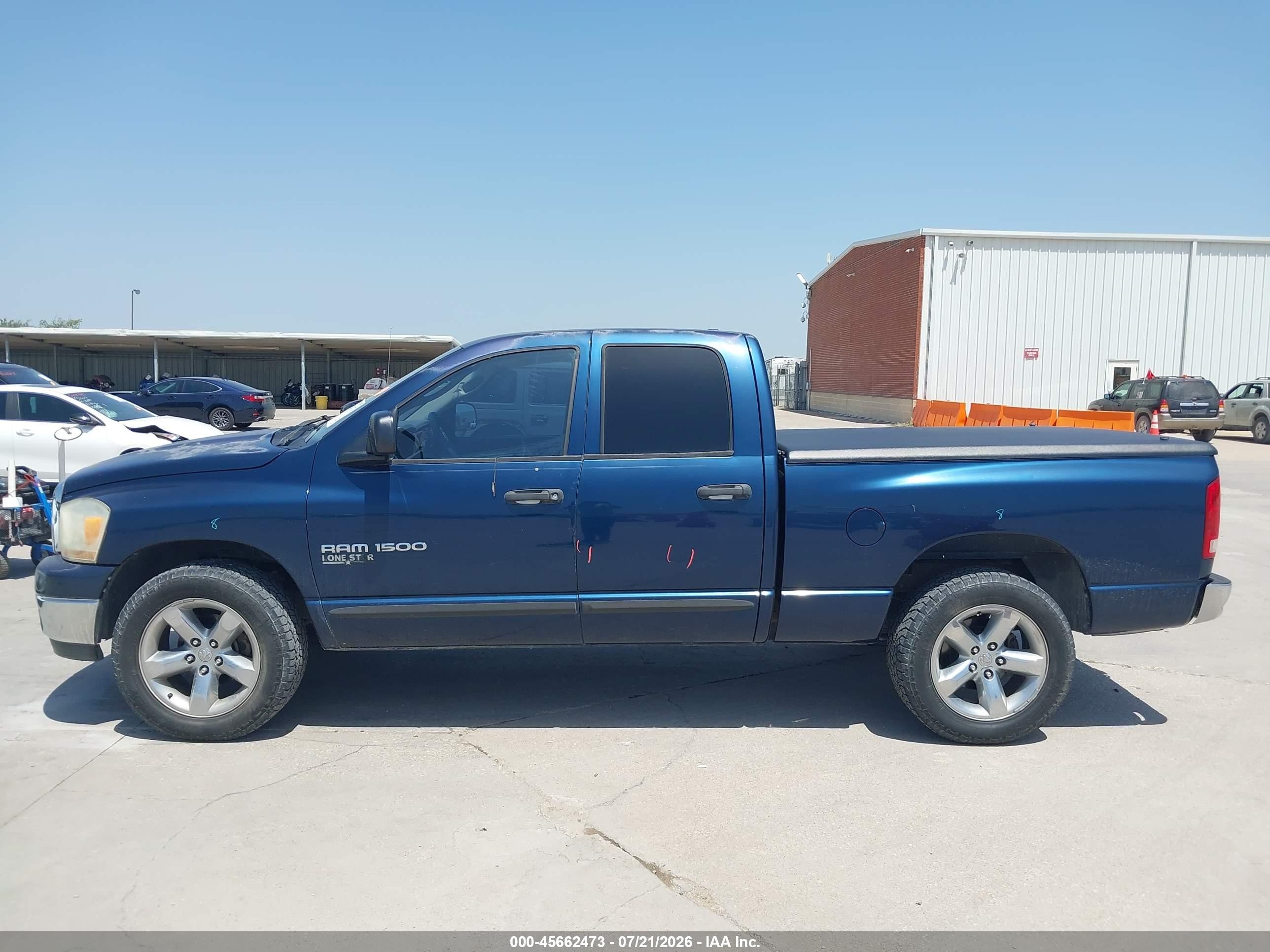 2006 Dodge Ram 1500 Slt Blue vin: 1D7HA18NX6J110620
