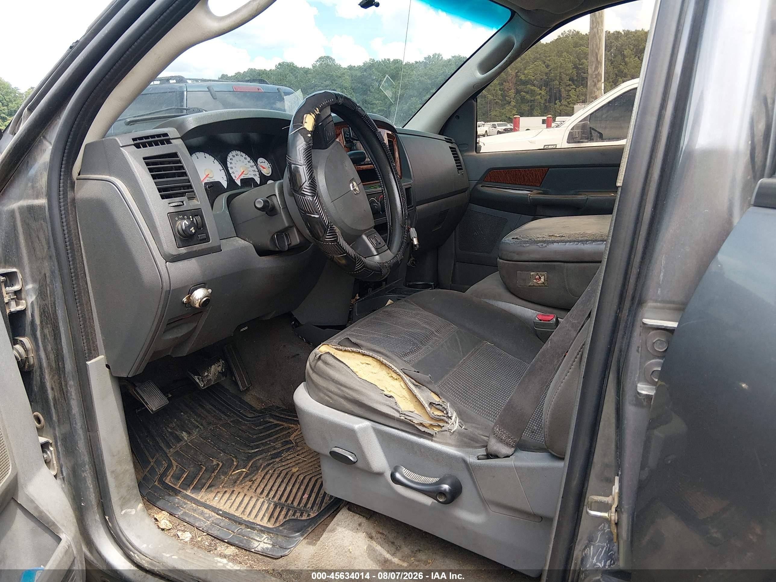 2006 Dodge Ram 1500 Slt Серый vin: 1D7HA18NX6J164791