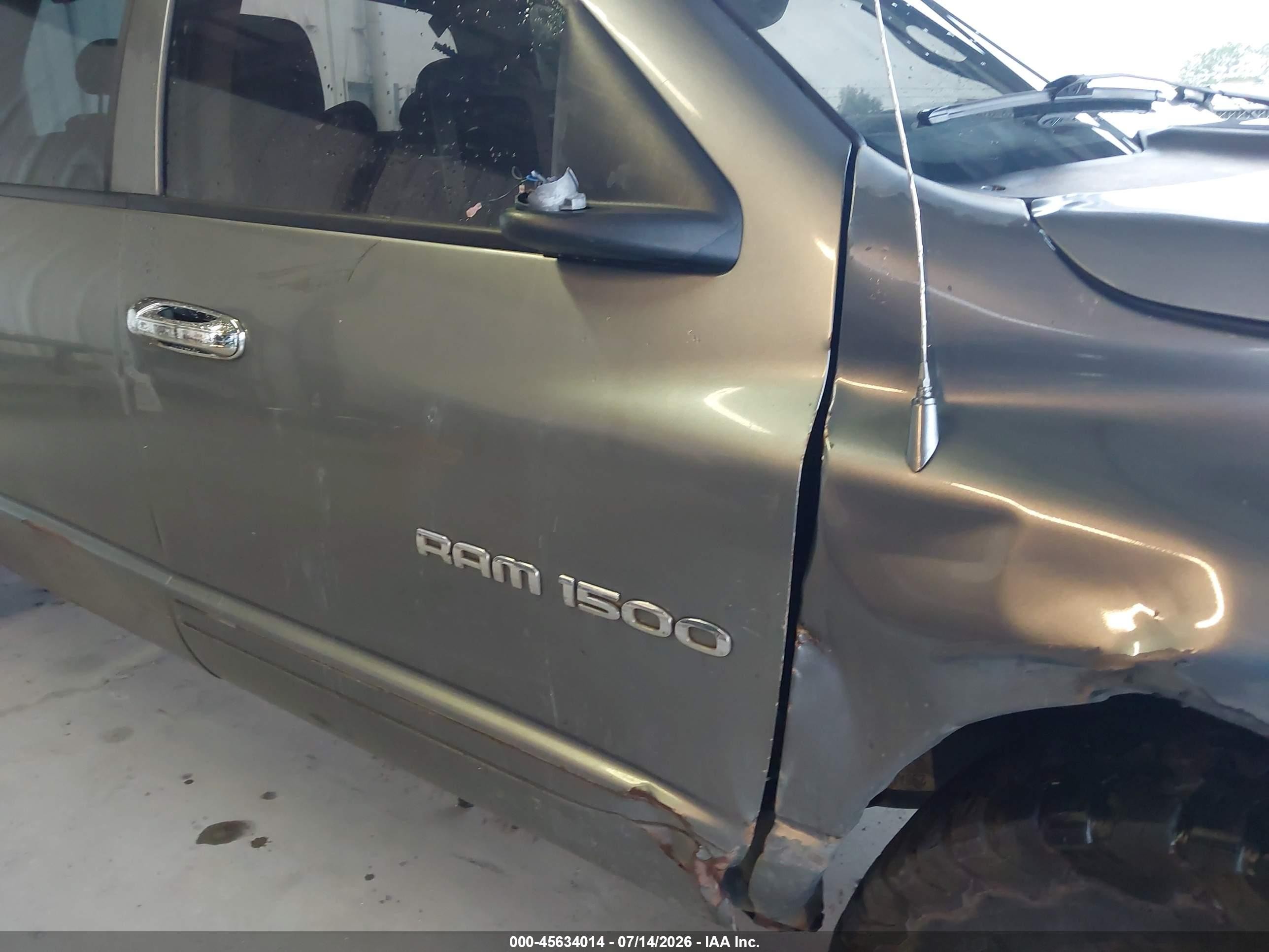 2006 Dodge Ram 1500 Slt Серый vin: 1D7HA18NX6J164791