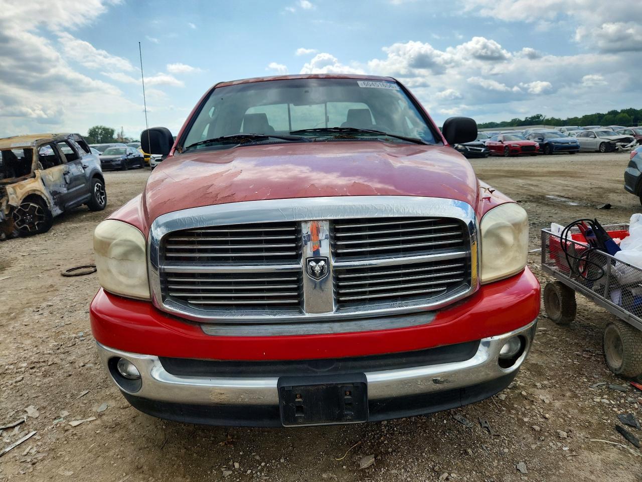 2008 Dodge Ram 1500 Красный vin: 1D7HA18NX8S617840