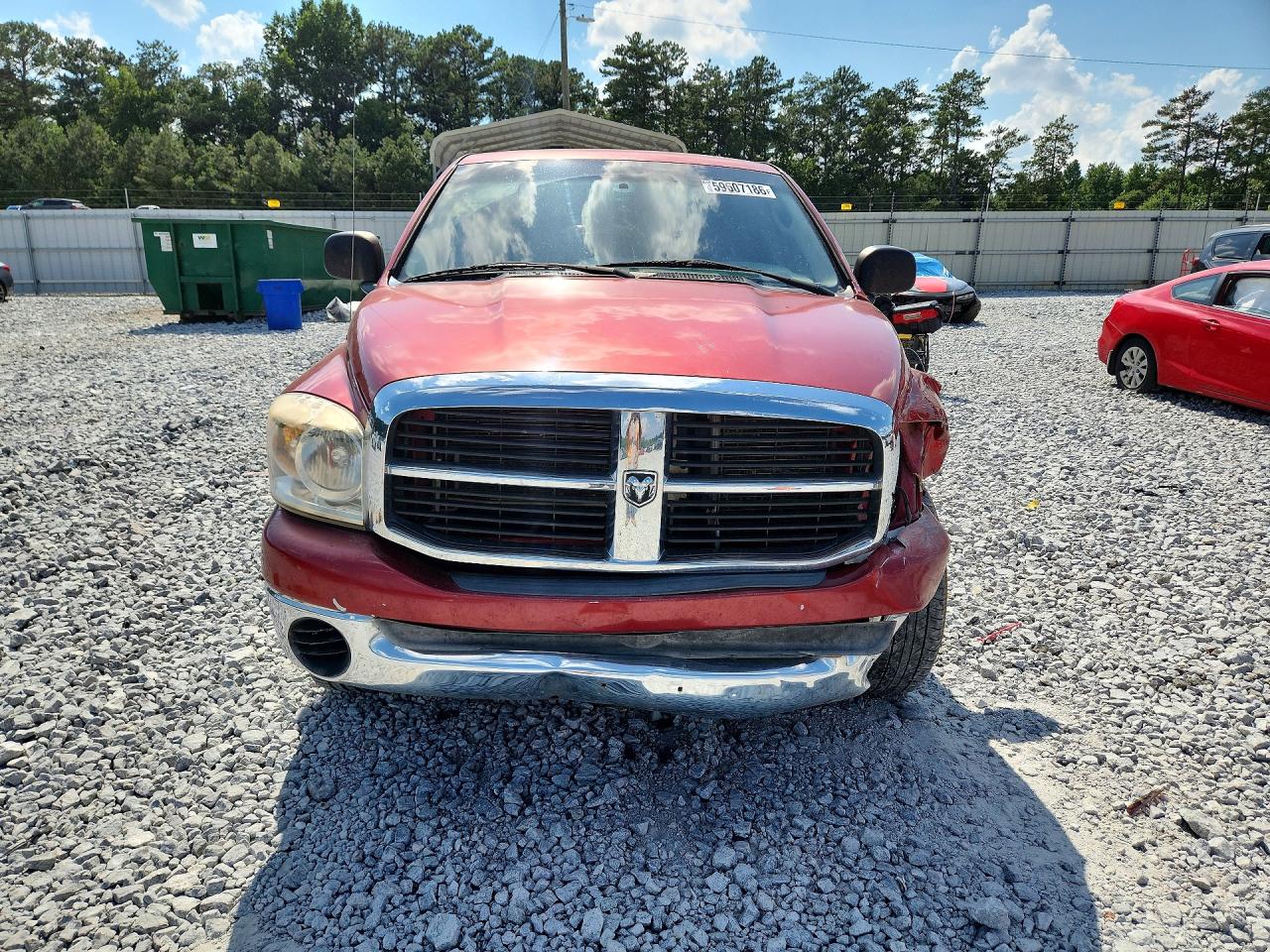 2007 Dodge Ram 1500 St Red vin: 1D7HA18P07J635124