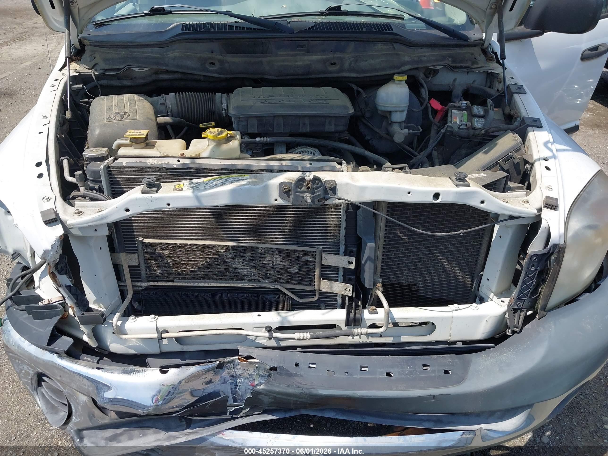 2007 Dodge Ram 1500 St White vin: 1D7HA18P07S203420