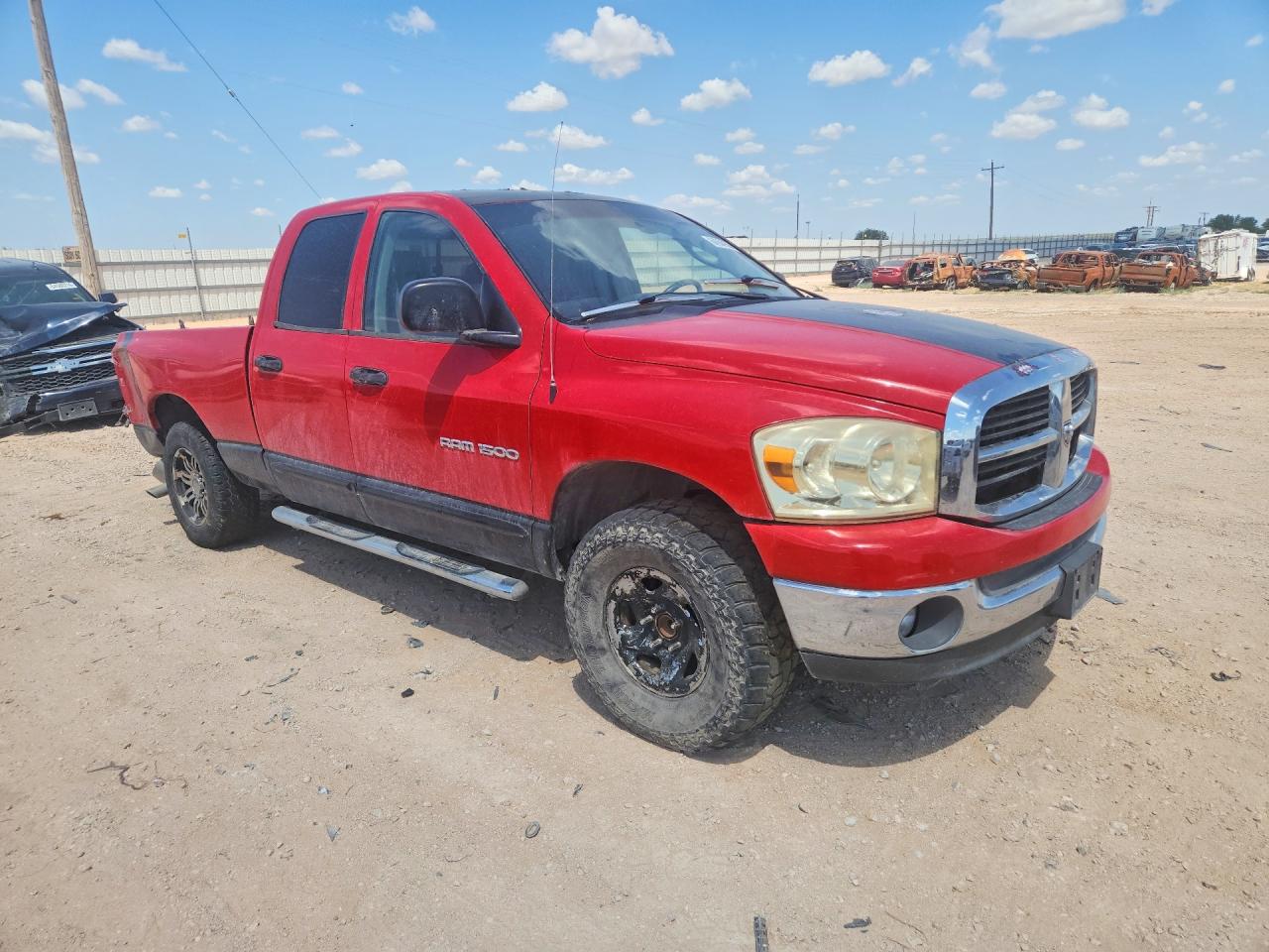 2007 Dodge Ram 1500 St Red vin: 1D7HA18P17S122166