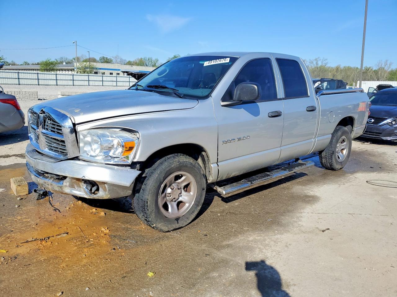 2007 Dodge Ram 1500 St Silver vin: 1D7HA18P27S230747
